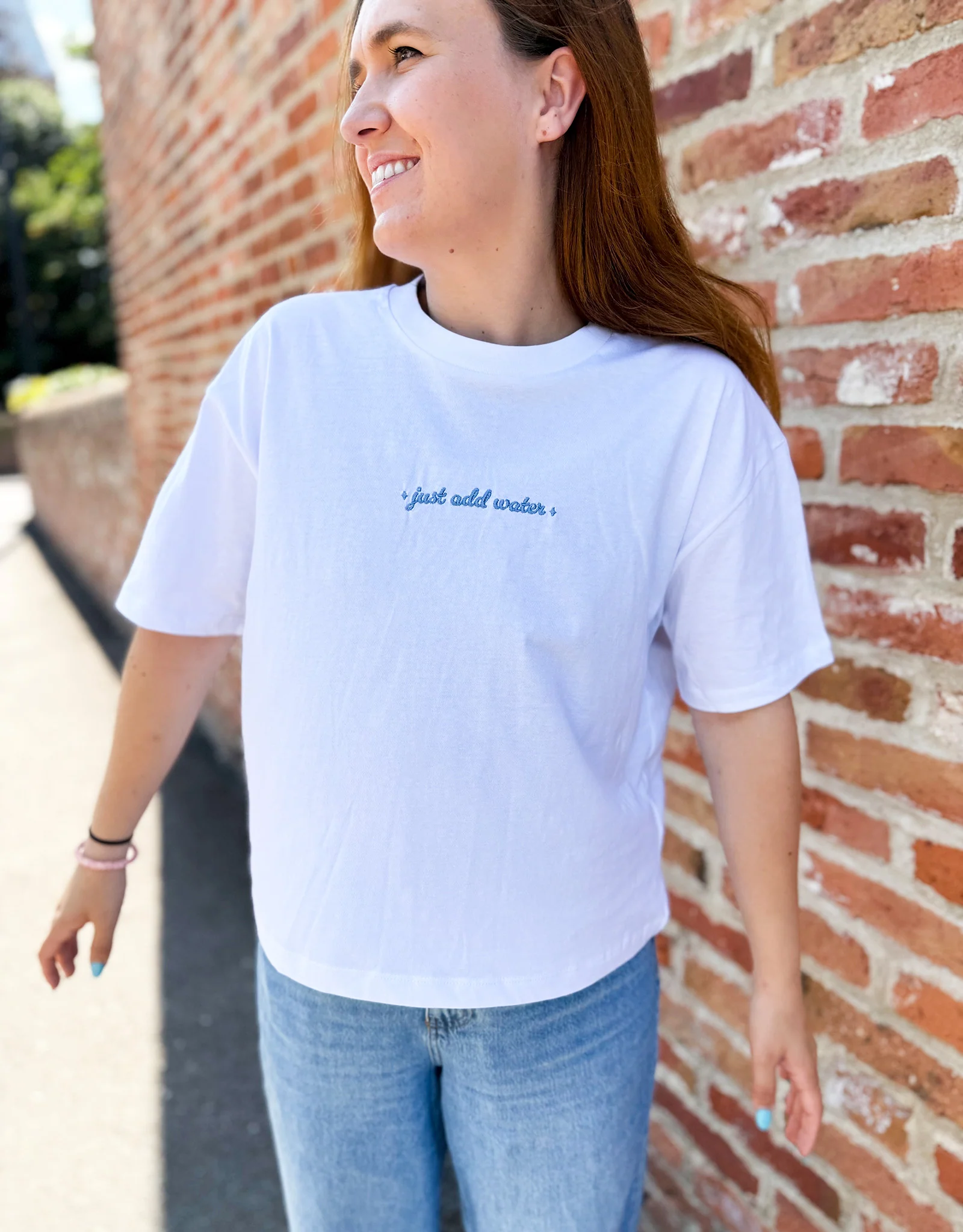 Just Add Water Boxy Organic Cotton Tee - Image 5