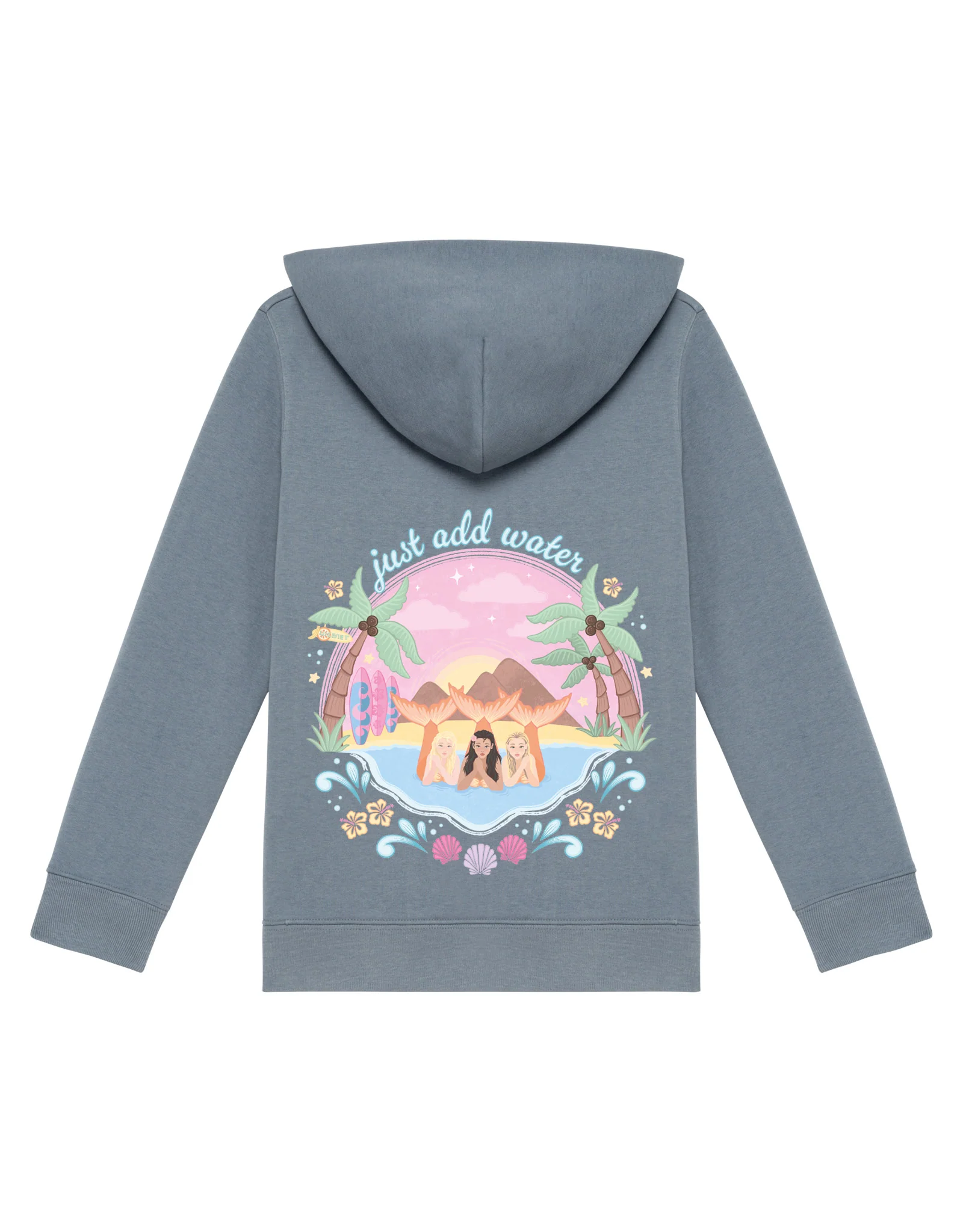 Just Add Water Oversized Organic Cotton Childrens Hoodie - Image 4