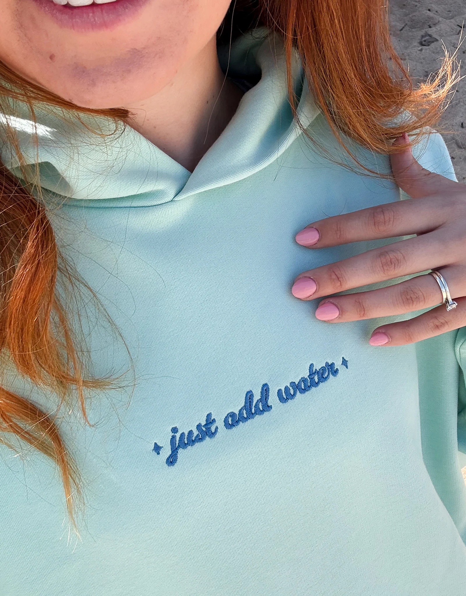 Just Add Water Oversized Organic Cotton Hoodie - Image 6