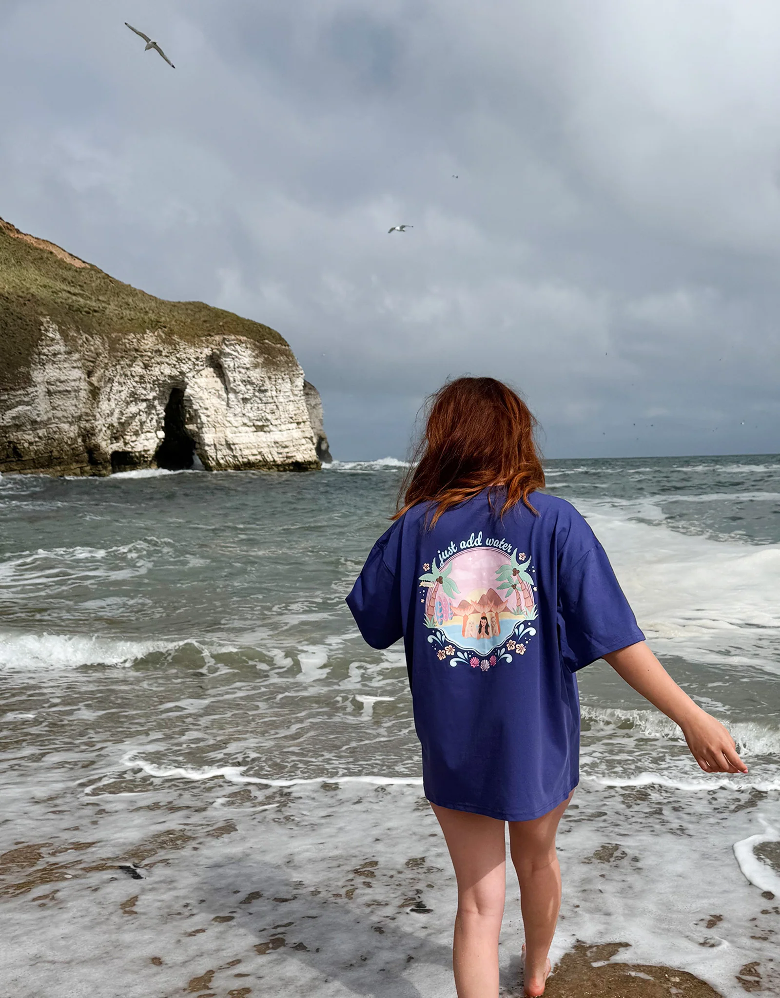 Just Add Water Oversized Organic Cotton T-Shirt - Image 10