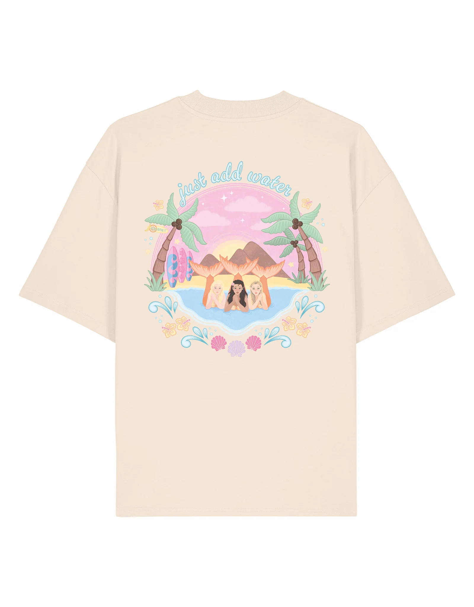 Just Add Water Oversized Organic Cotton T-Shirt - Image 11