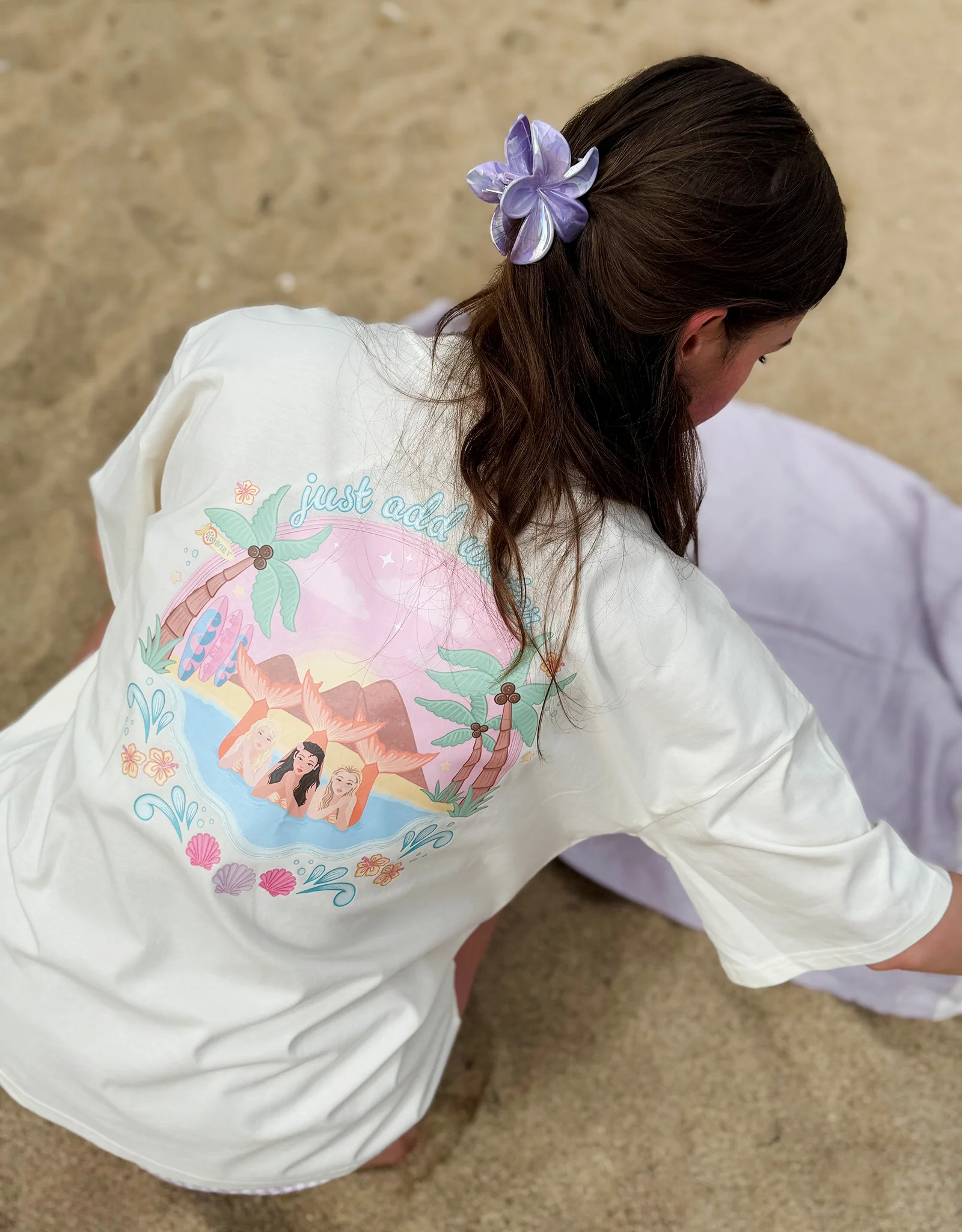 Just Add Water Oversized Organic Cotton T-Shirt - Image 9