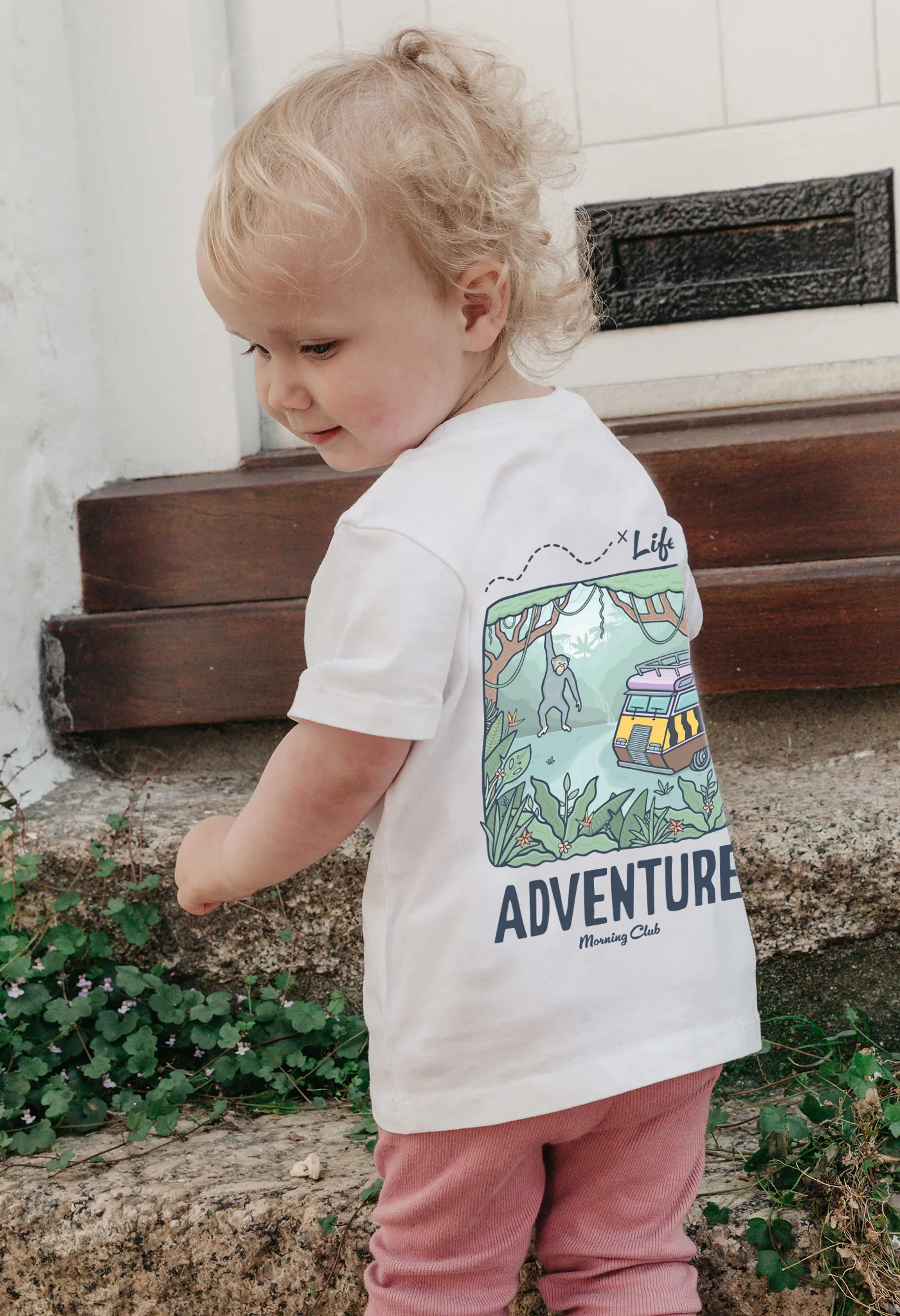 Life Is An Adventure Organic Cotton Childrens T-Shirt - Image 3
