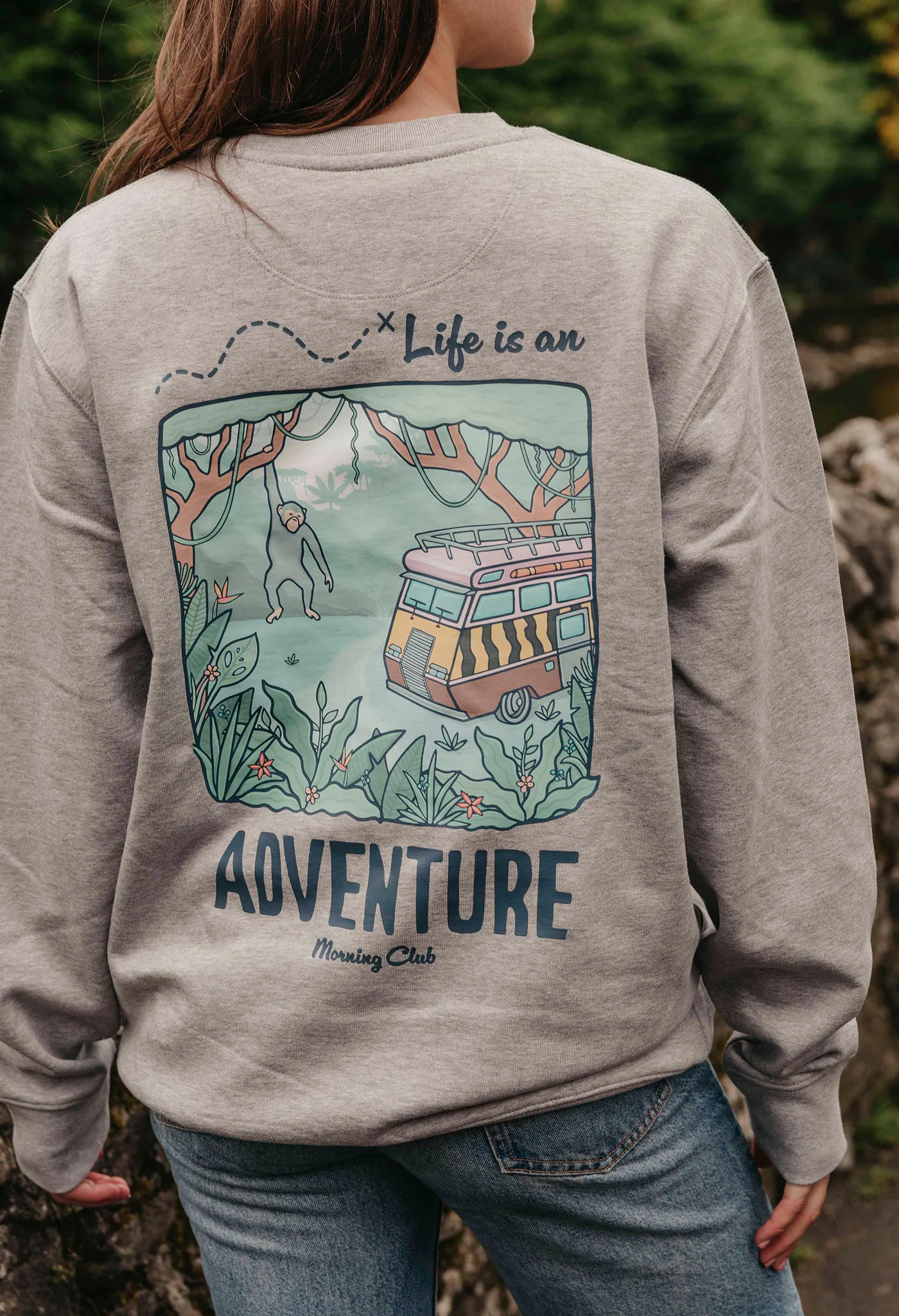 Life Is An Adventure Organic Cotton Sweatshirt - Image 3