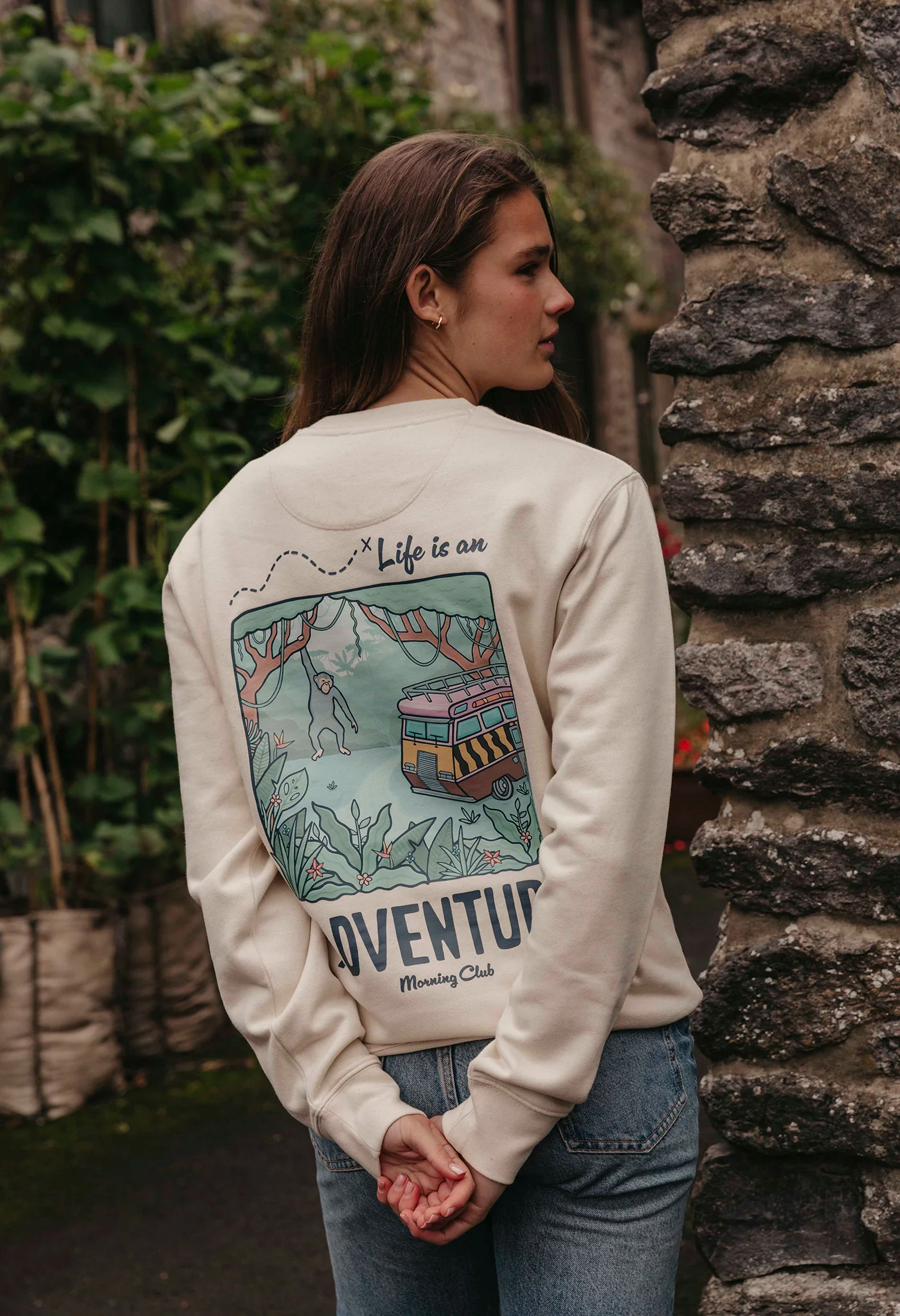 Life Is An Adventure Organic Cotton Sweatshirt - Image 4