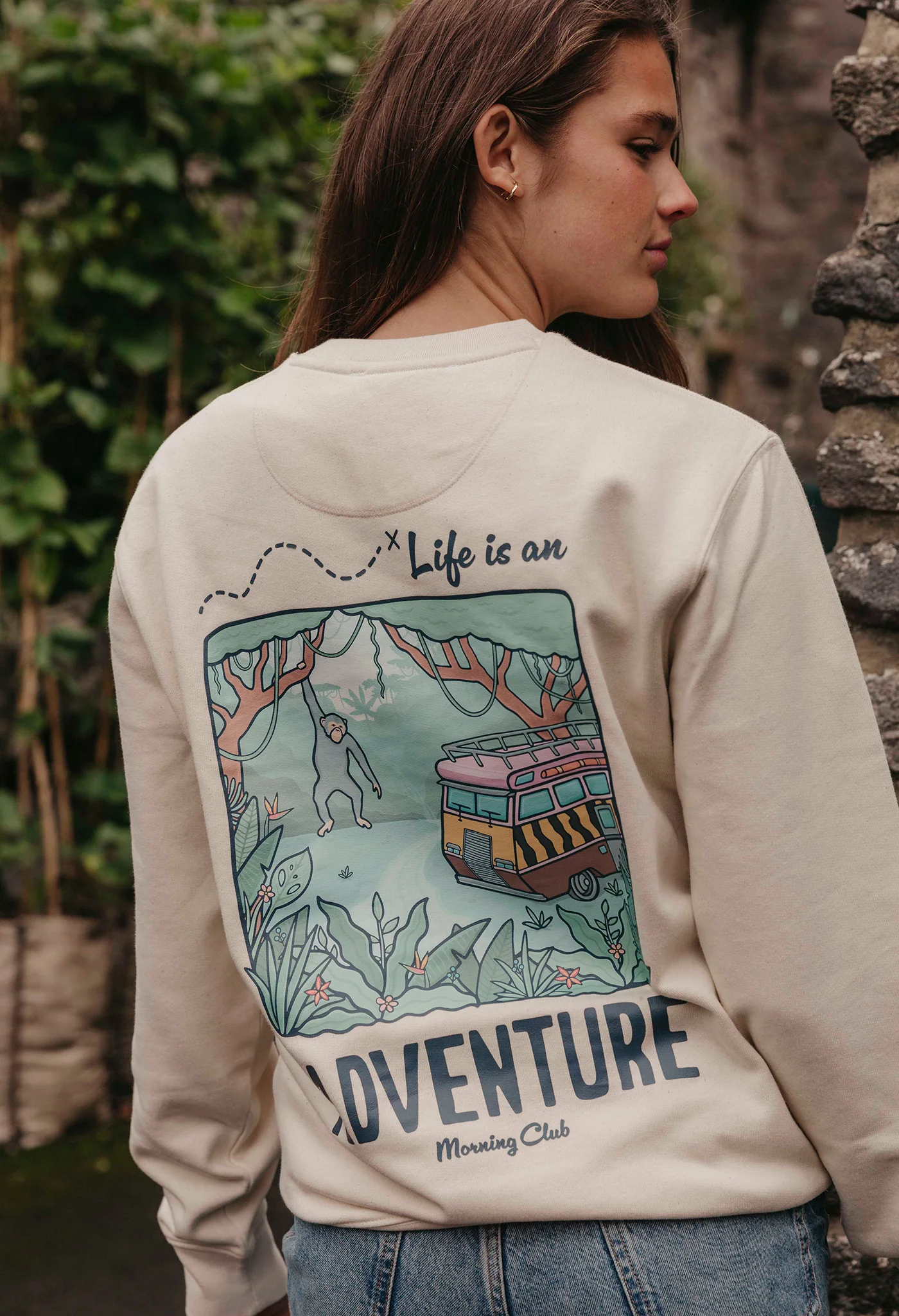 Life Is An Adventure Organic Cotton Sweatshirt - Image 6