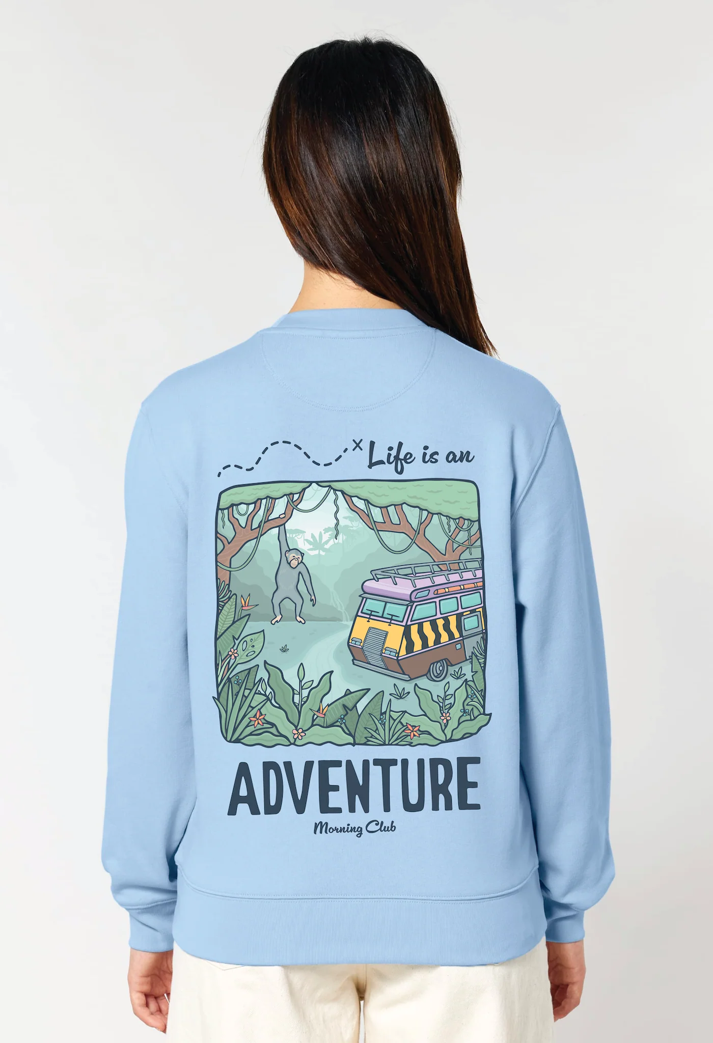 Life Is An Adventure Organic Cotton Sweatshirt - Image 7
