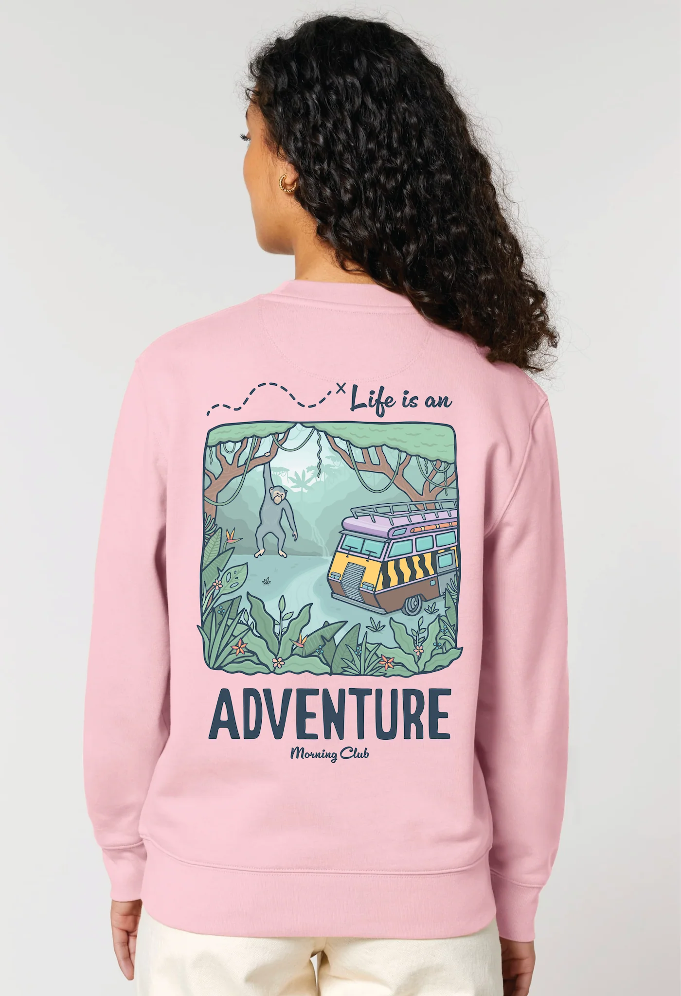 Life Is An Adventure Organic Cotton Sweatshirt - Image 8