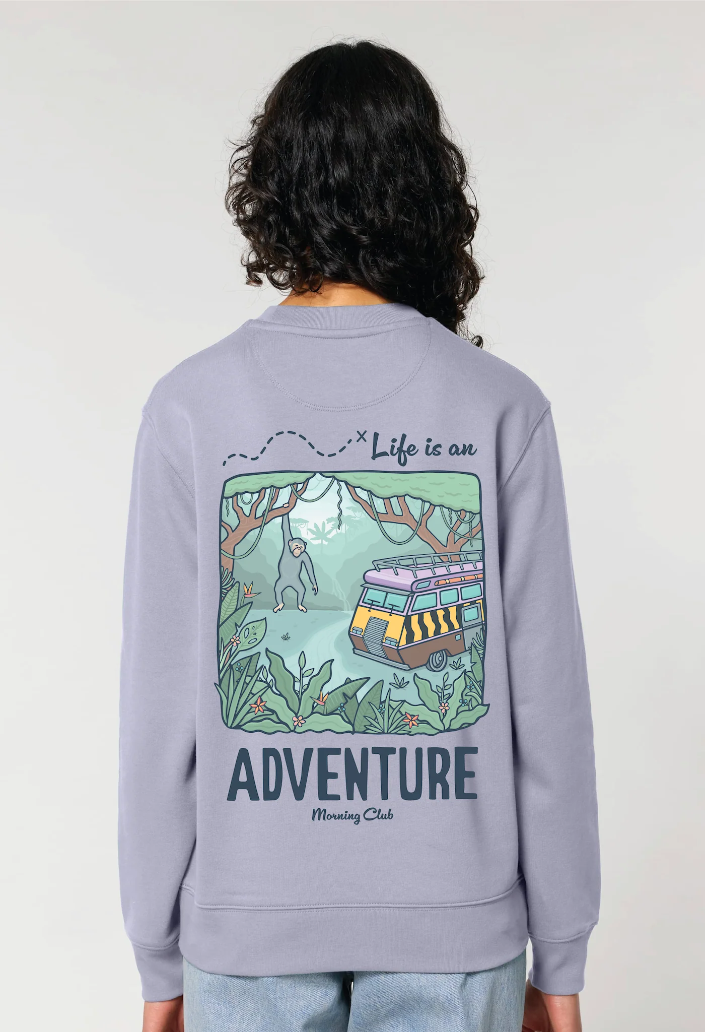 Life Is An Adventure Organic Cotton Sweatshirt - Image 9