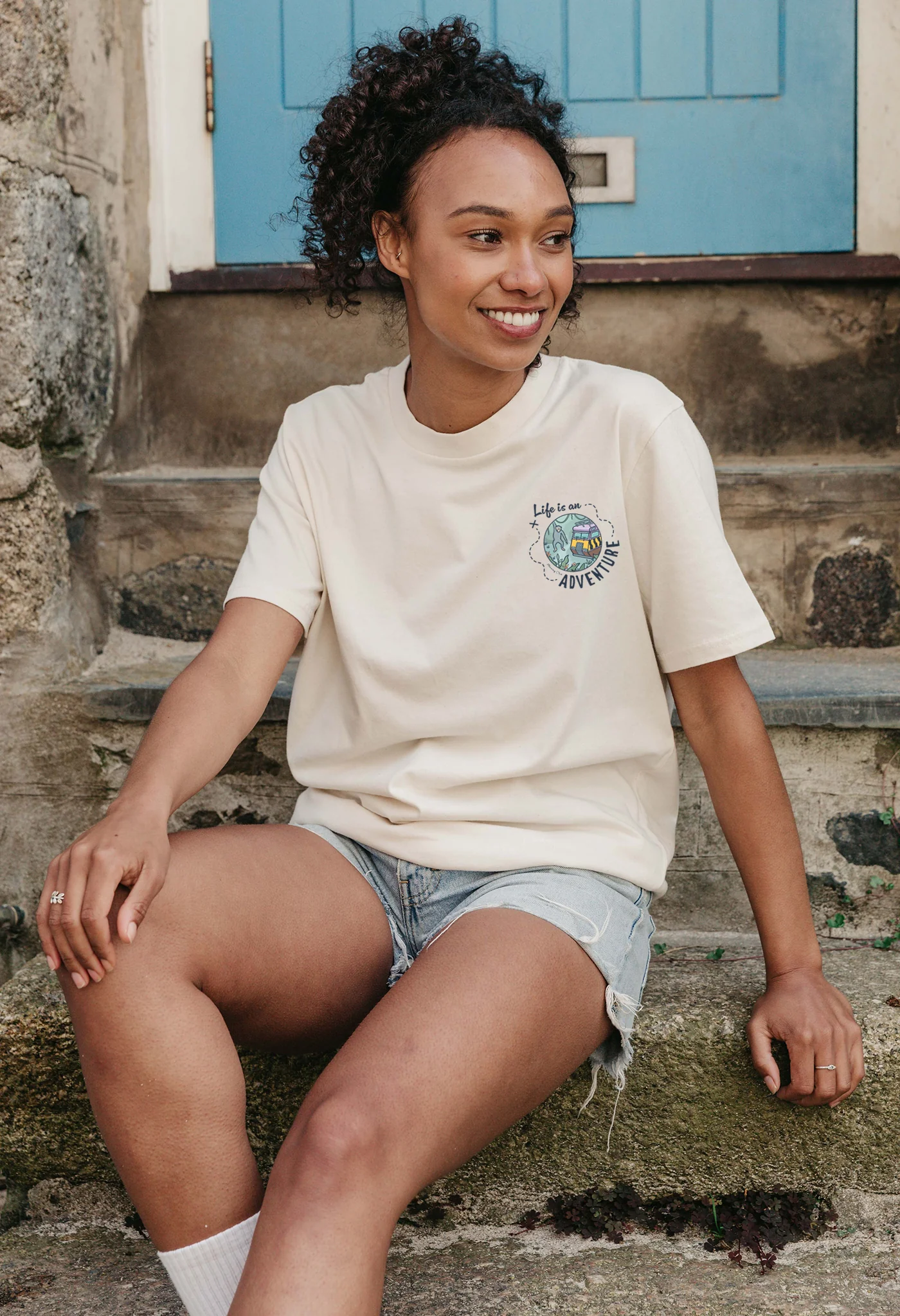 Life Is An Adventure Organic Cotton T-Shirt - Image 3