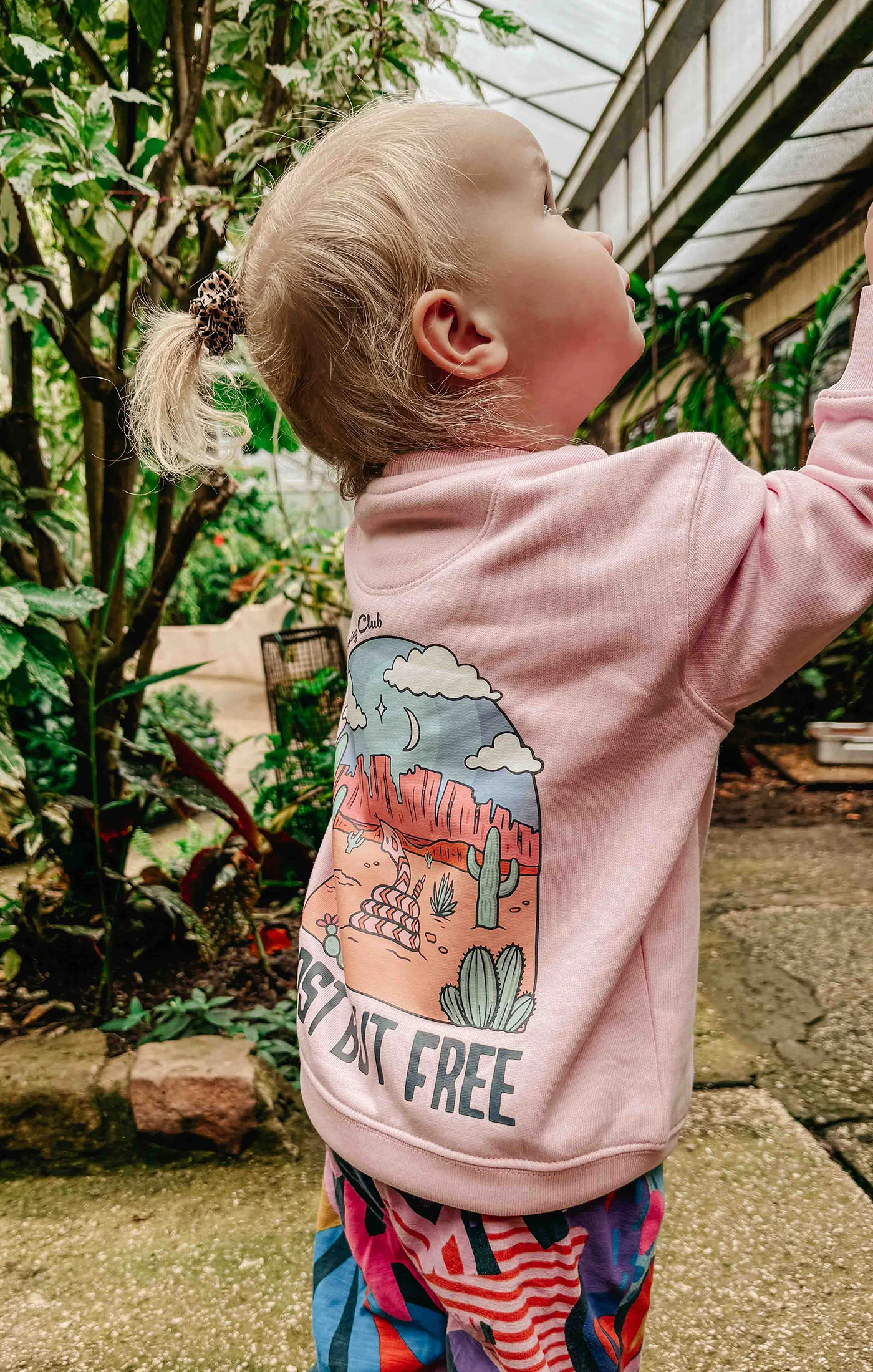 Lost But Free Organic Cotton Childrens Sweatshirt - Image 6