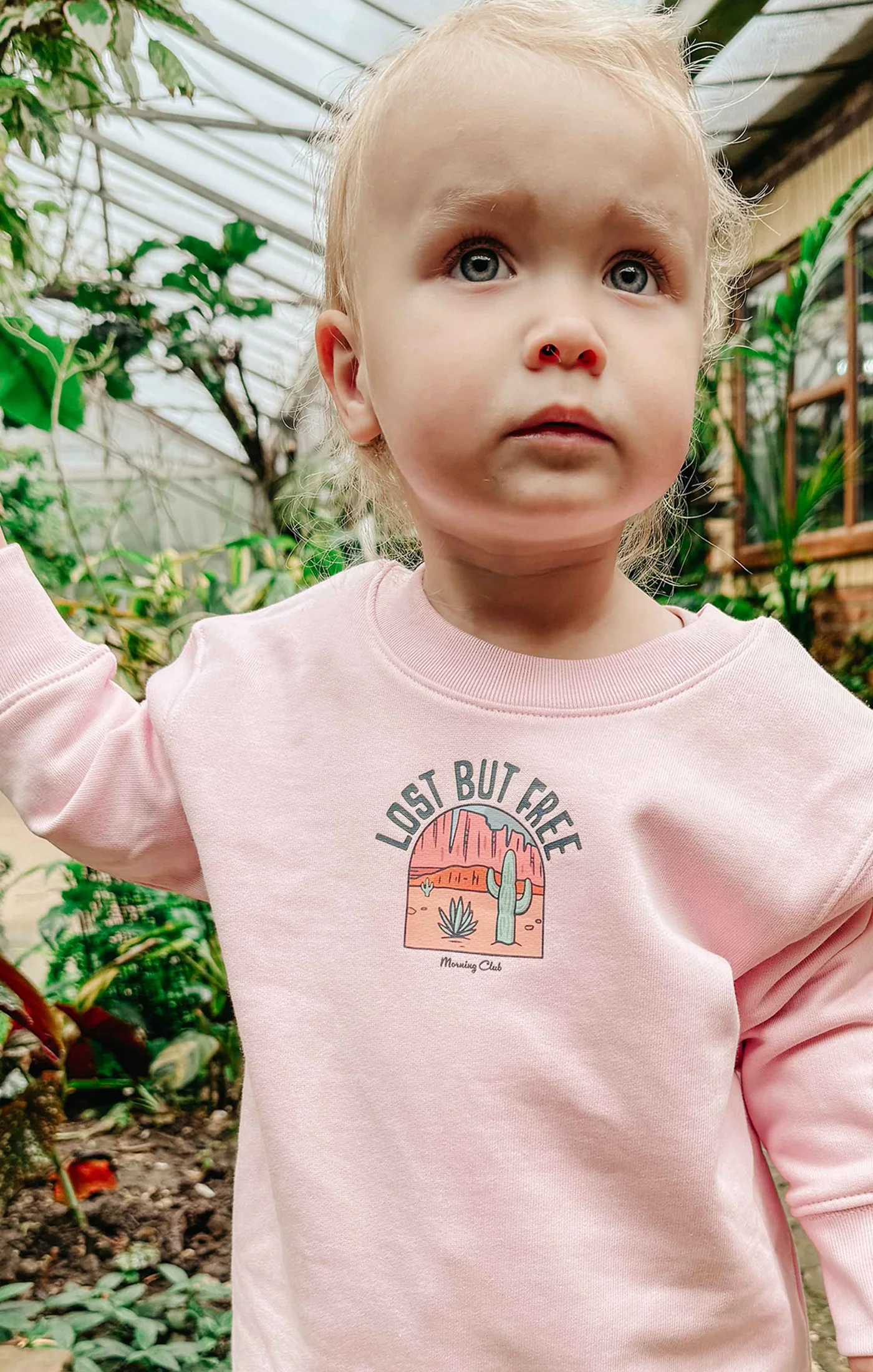 Lost But Free Organic Cotton Childrens Sweatshirt - Image 7