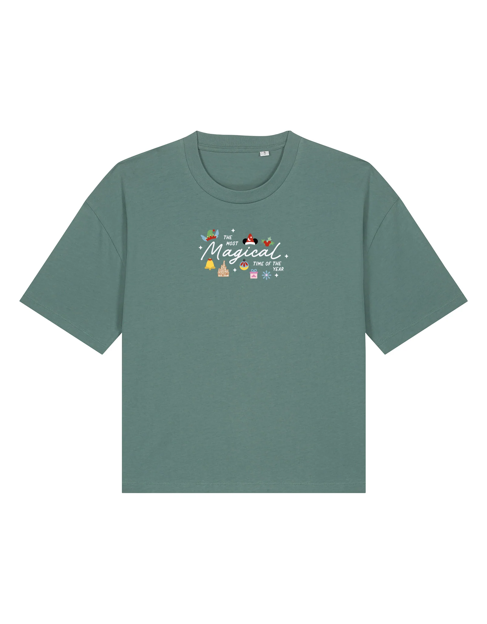 Magical Embroidered Boxy Organic Cotton Tee - Image 4