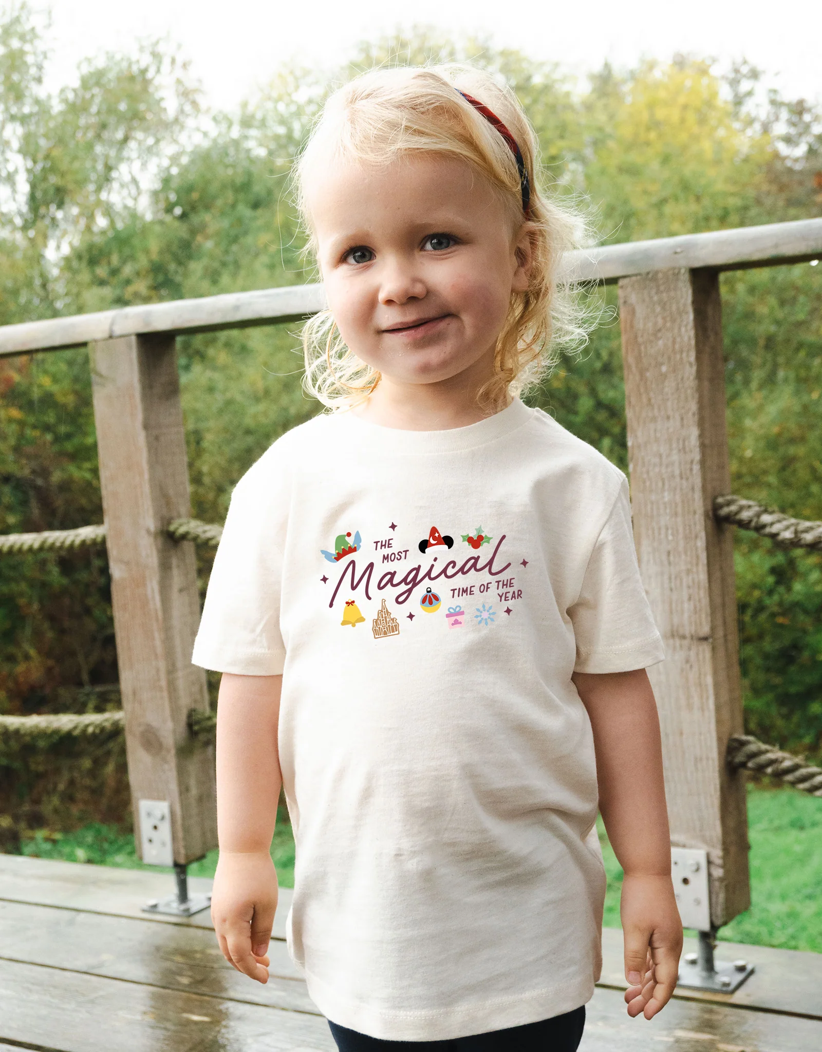 Magical Embroidered Organic Cotton Childrens T-Shirt - Image 3