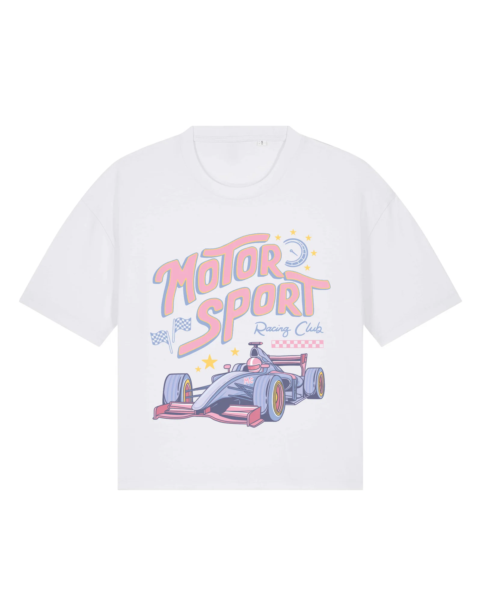 Motorsport Club Boxy Organic Cotton Tee - Image 8