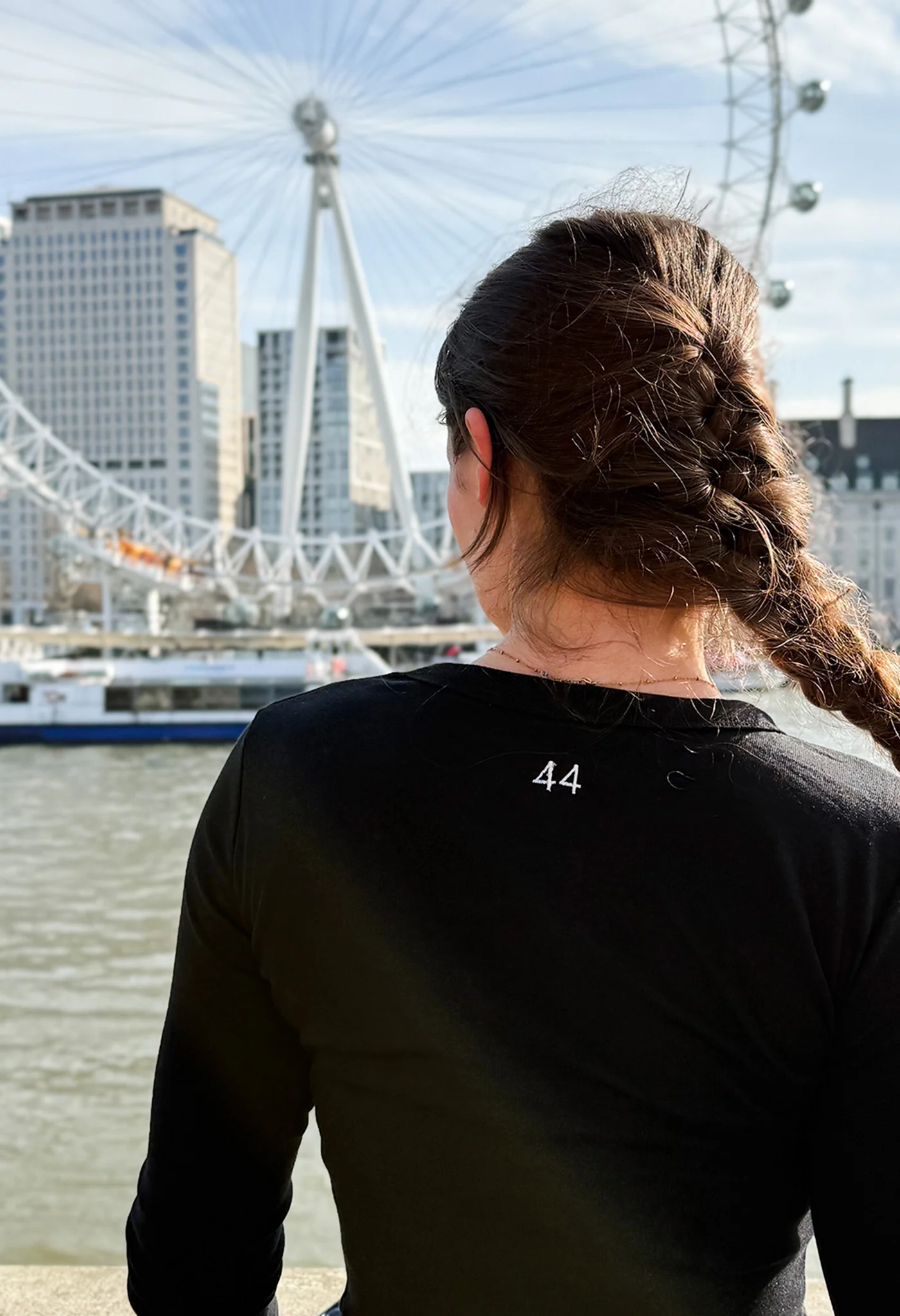 Motorsport Printed Micro Rib Long Sleeved Tee - Image 3