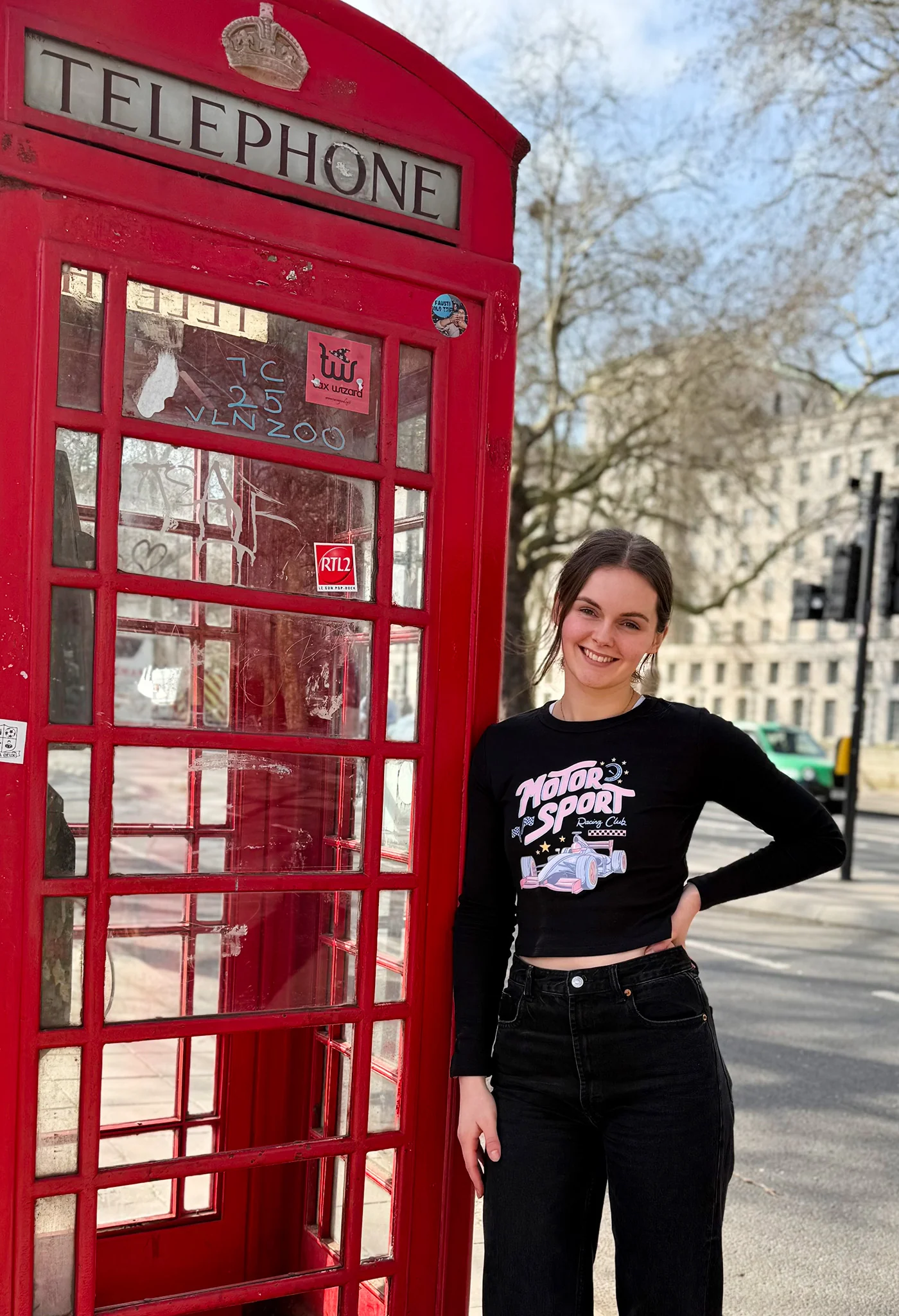 Motorsport Printed Micro Rib Long Sleeved Tee - Image 4