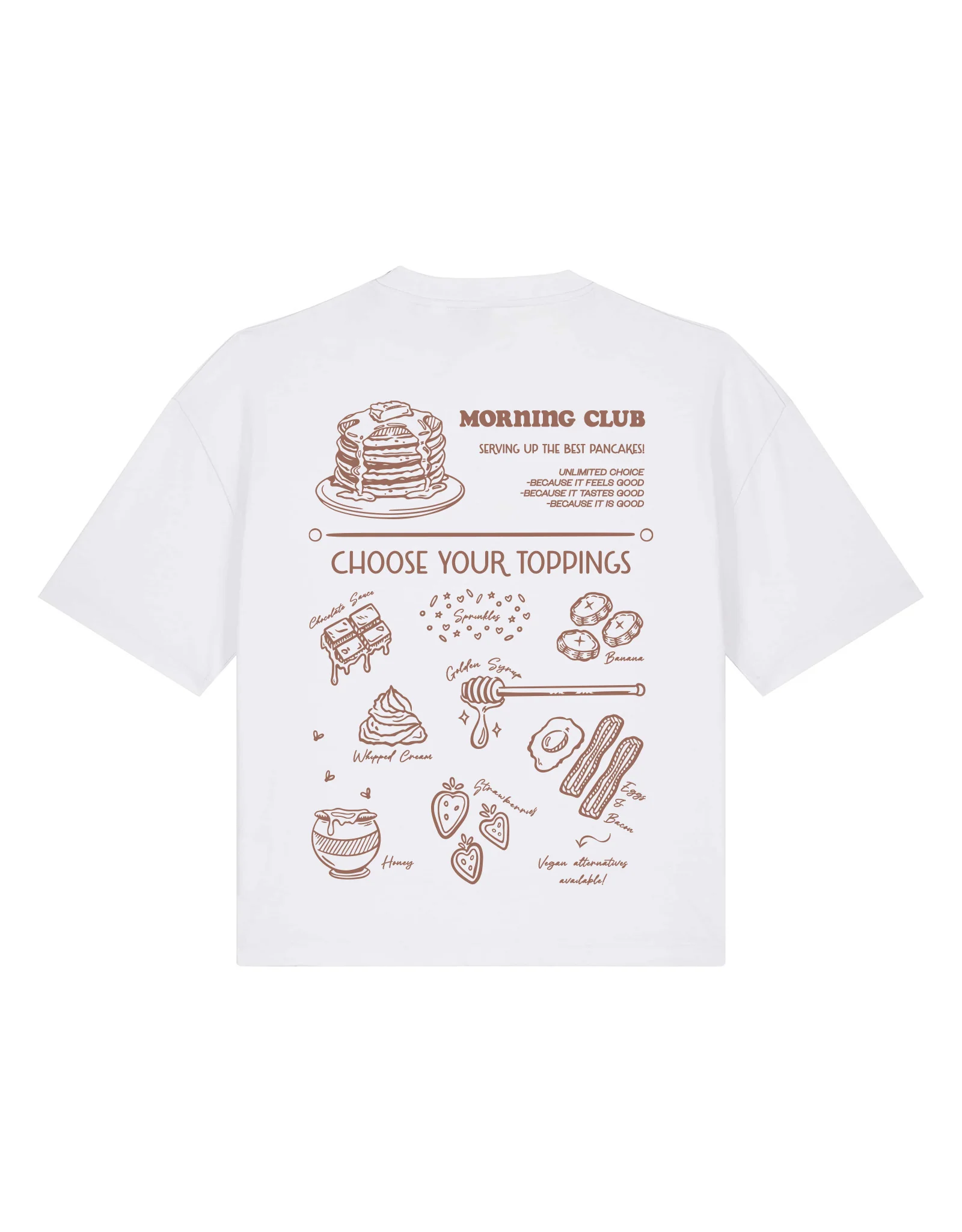 Pancakes Boxy Organic Cotton Tee - Image 3