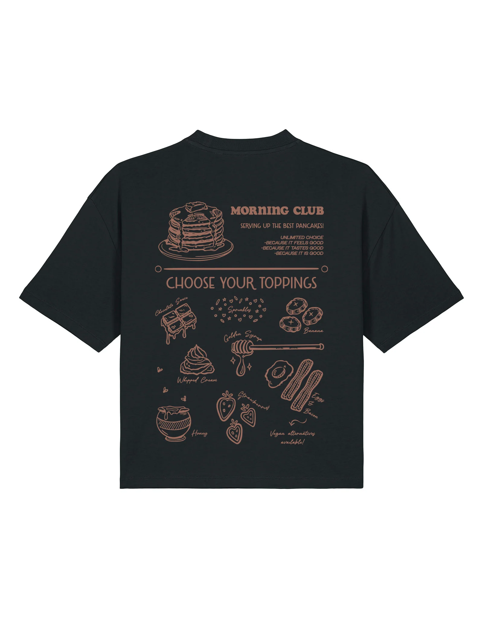 Pancakes Boxy Organic Cotton Tee - Image 4