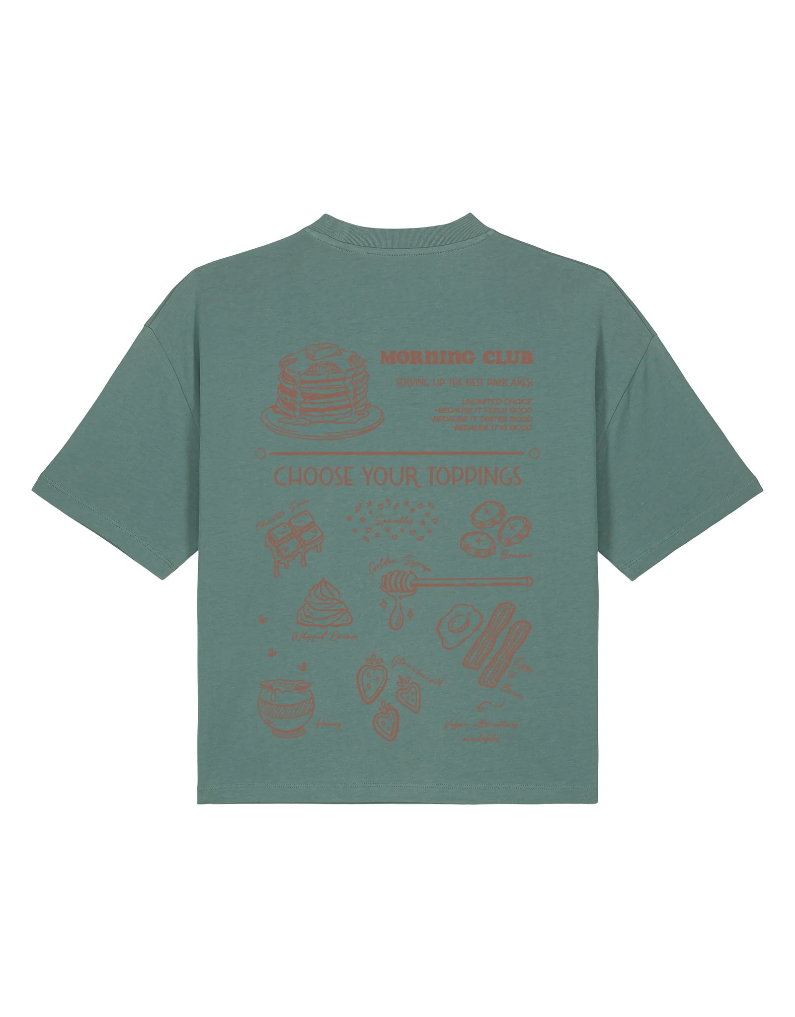 Pancakes Boxy Organic Cotton Tee - Image 7
