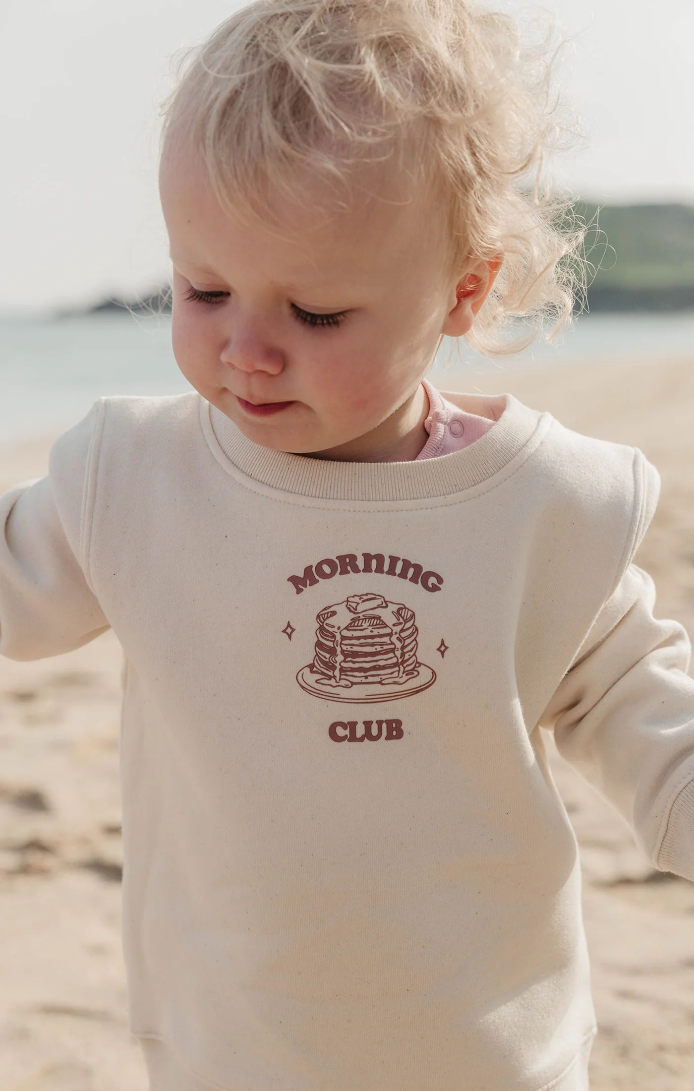 Pancakes Organic Cotton Childrens Sweatshirt - Image 3