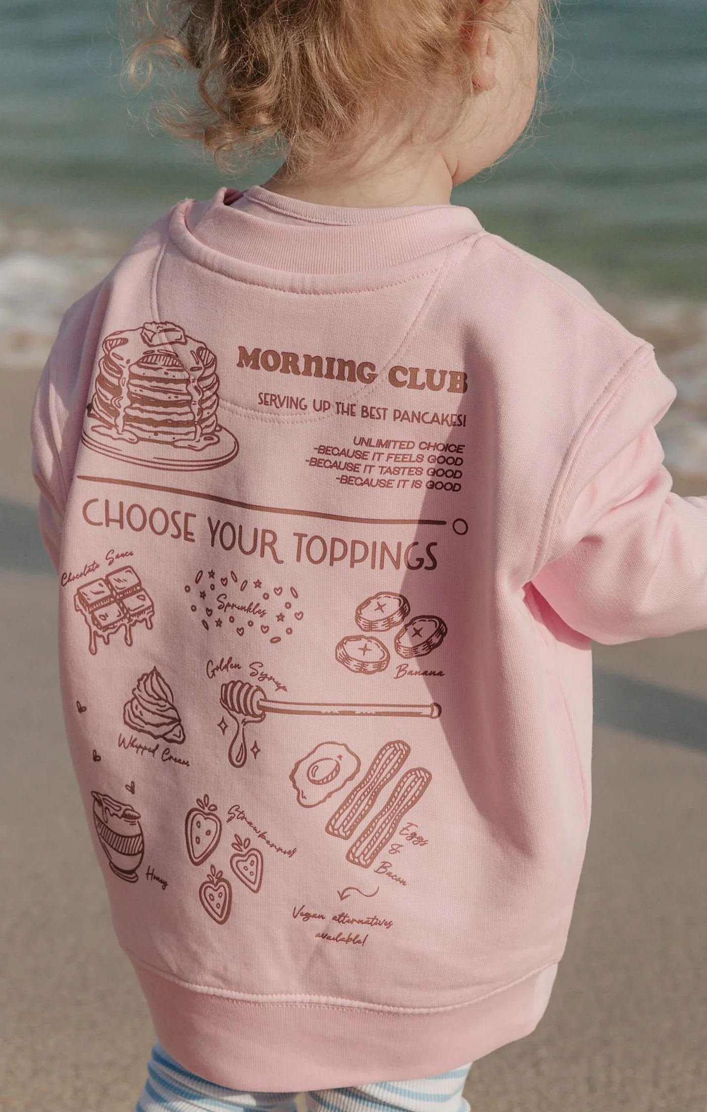Pancakes Organic Cotton Childrens Sweatshirt - Image 5