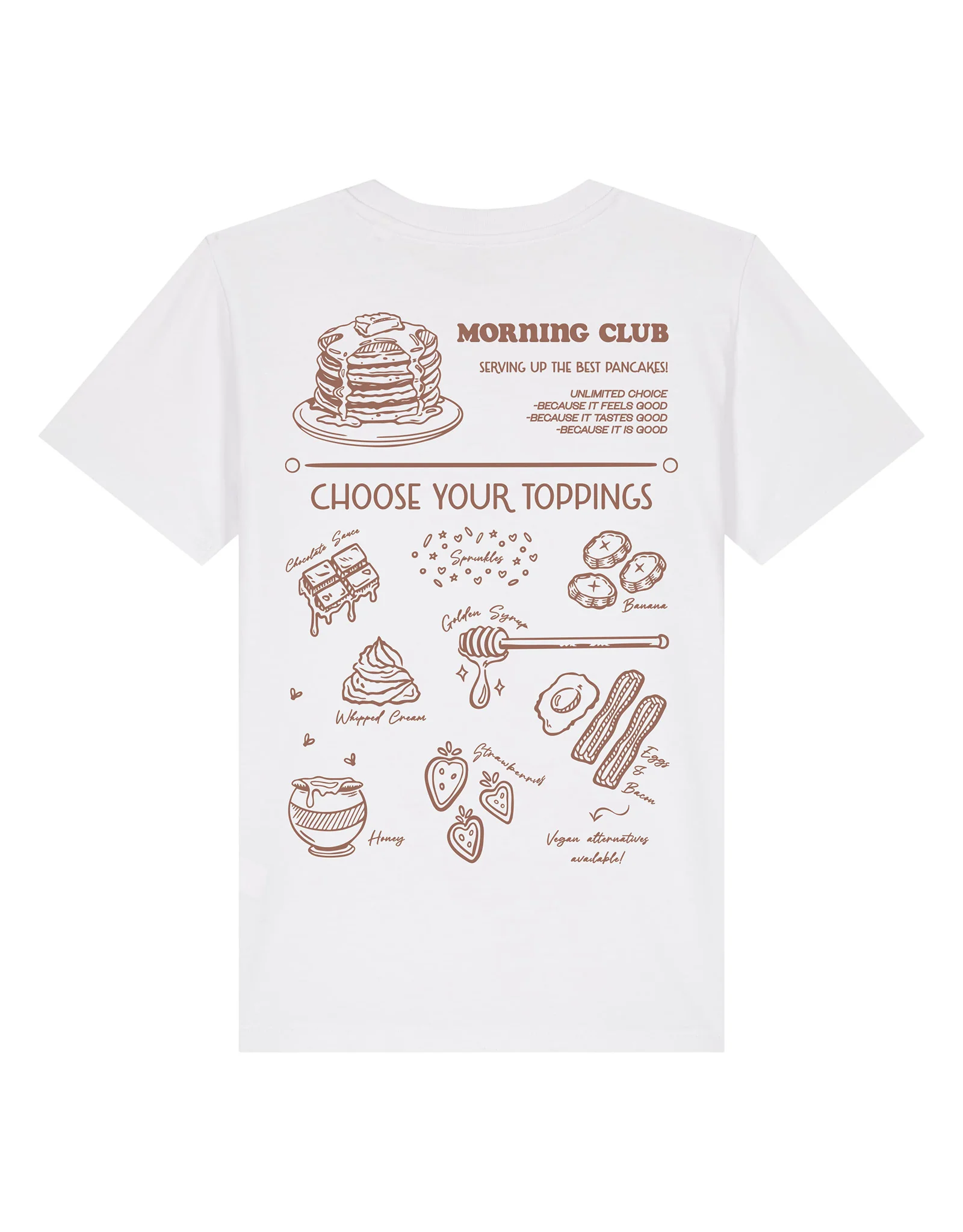 Pancakes Organic Cotton Childrens T-Shirt - Image 10