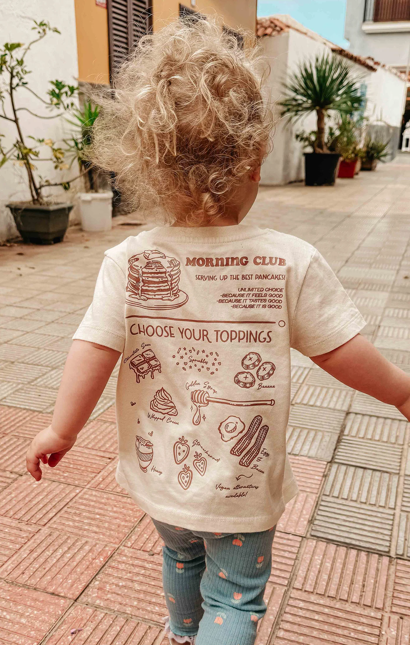 Pancakes Organic Cotton Childrens T-Shirt - Image 5