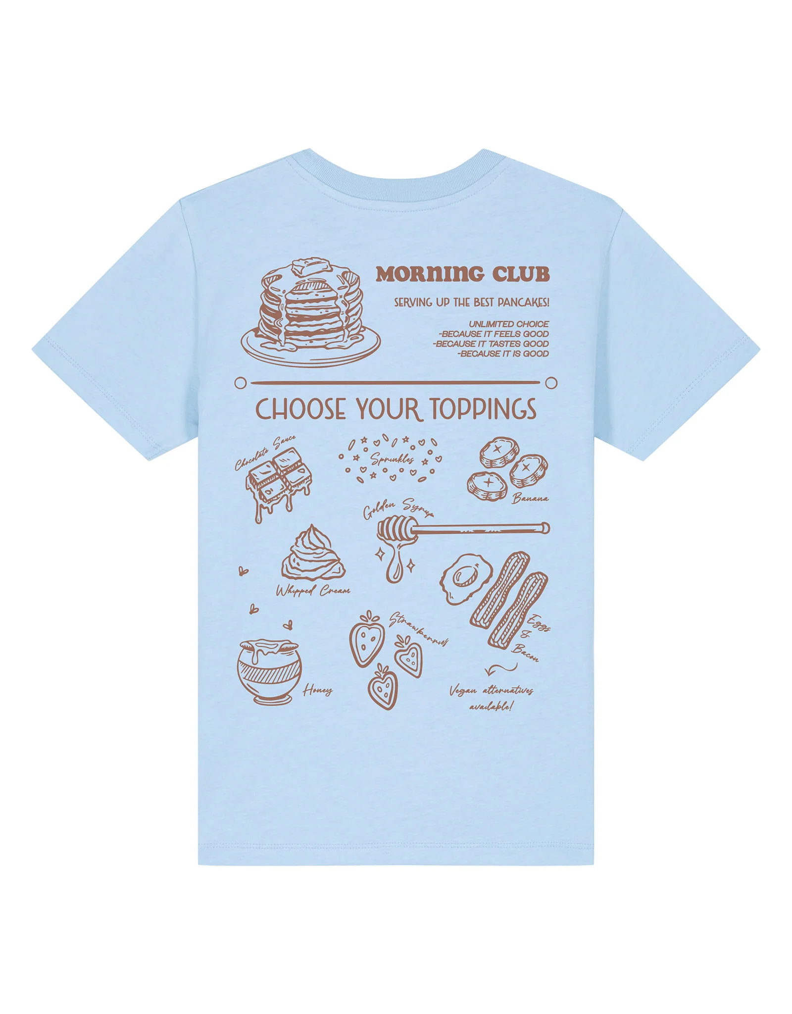 Pancakes Organic Cotton Childrens T-Shirt - Image 7