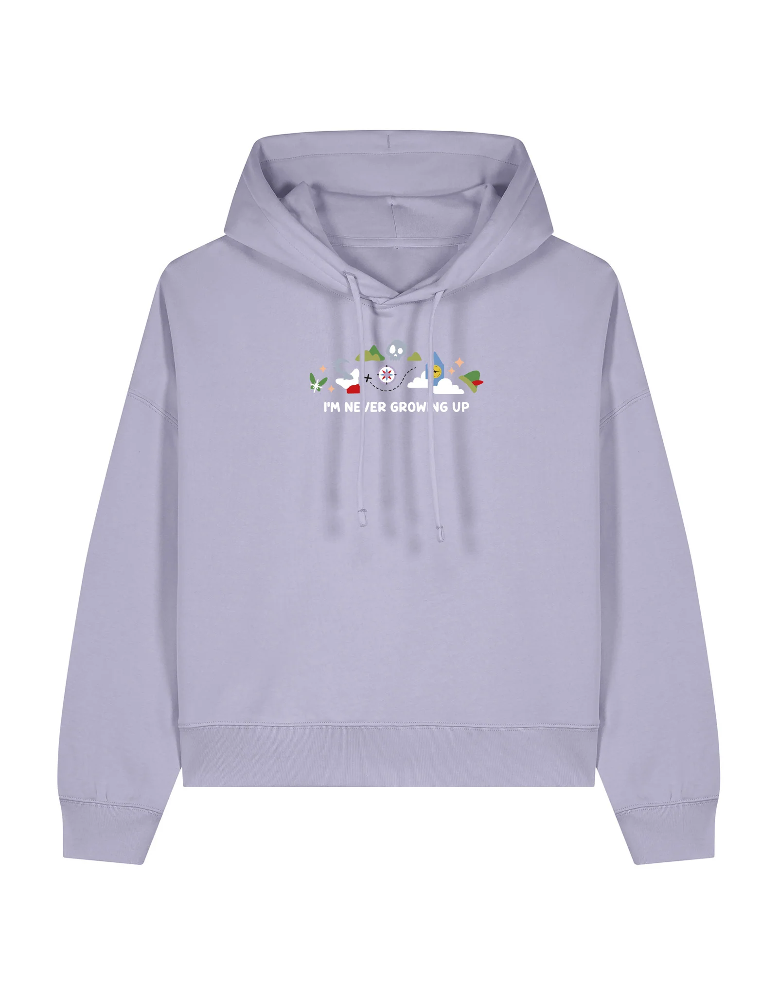 Peter Pan Embroidered Boxy Organic Cotton Hoodie - Image 7