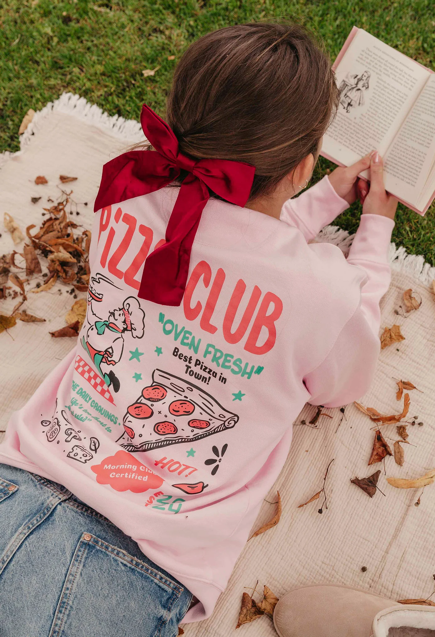 Pizza Club Organic Cotton Sweatshirt - Image 3