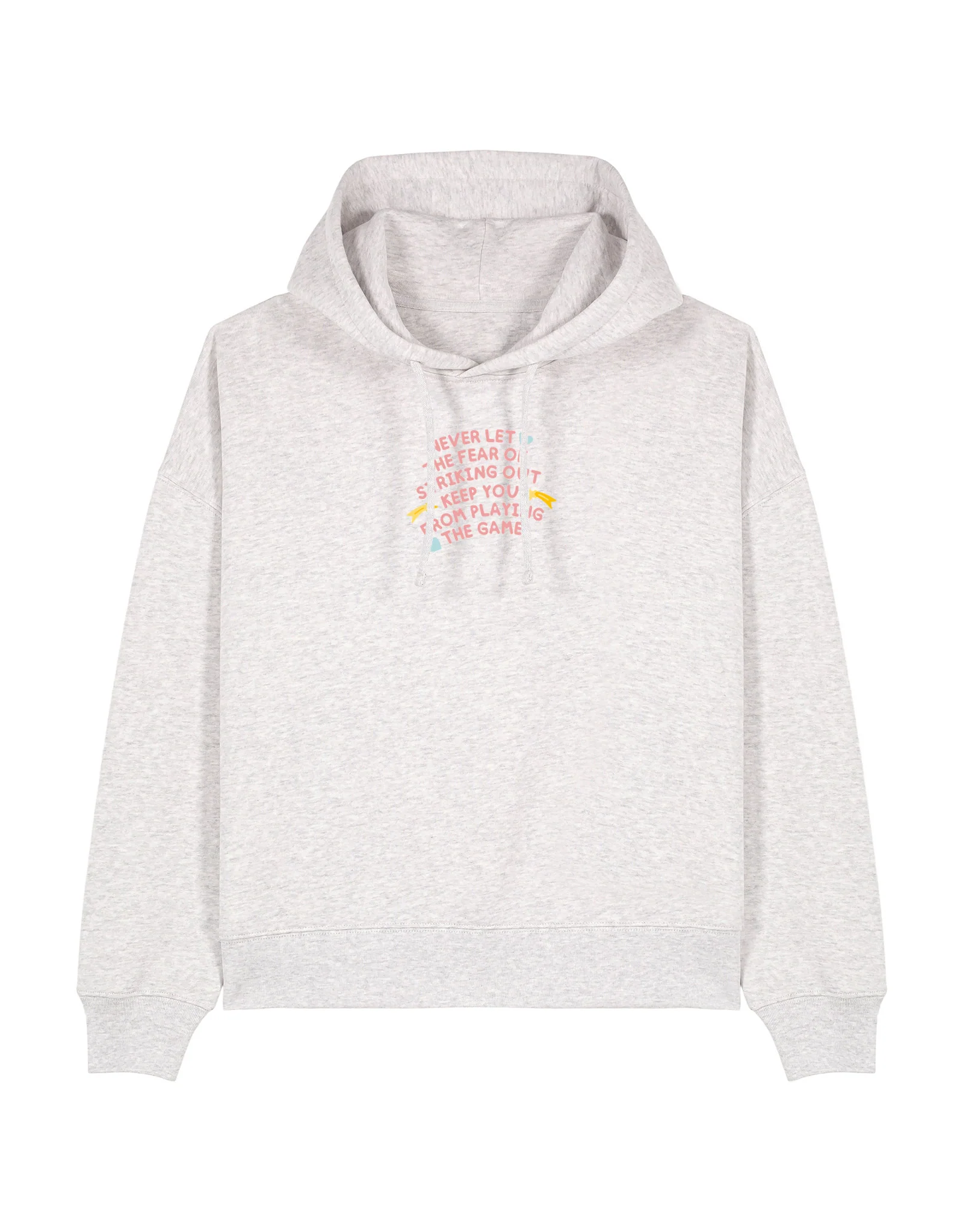 Playing The Game Embroidered Boxy Organic Cotton Hoodie - Image 5