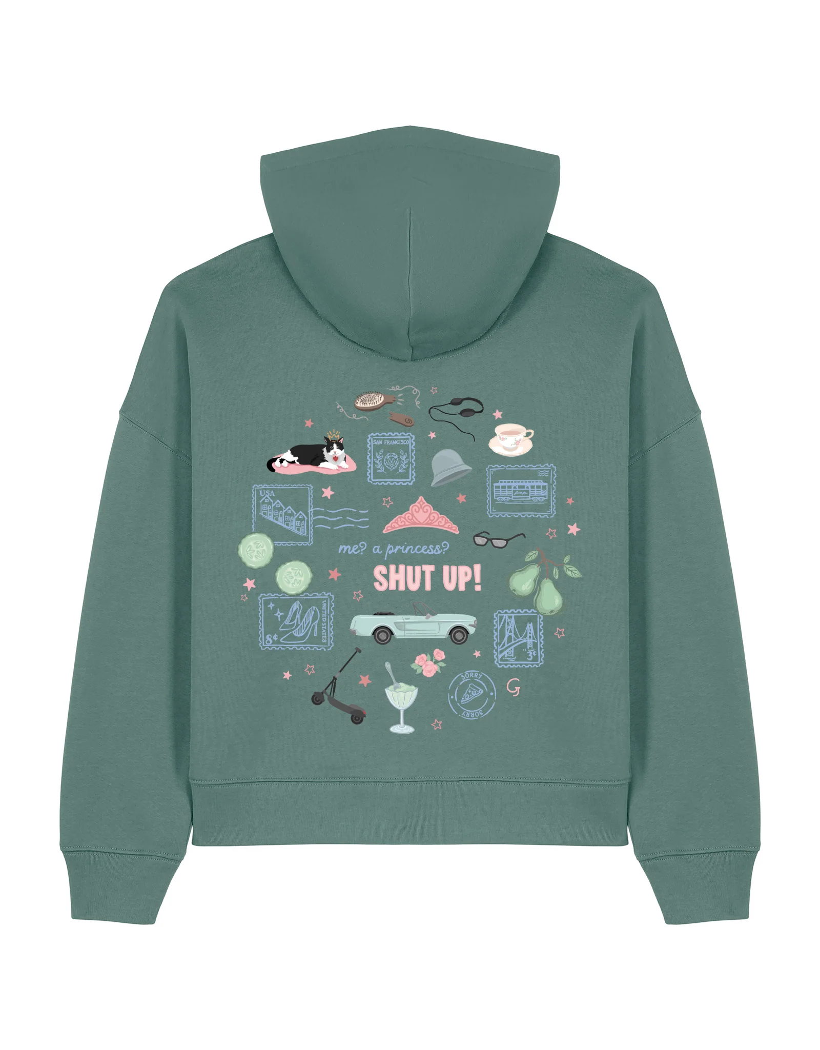 Princess Diaries Boxy Organic Cotton Hoodie - Image 11