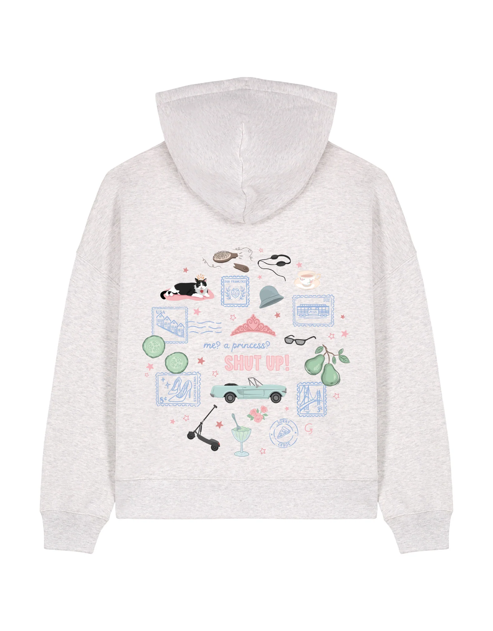 Princess Diaries Boxy Organic Cotton Hoodie - Image 9