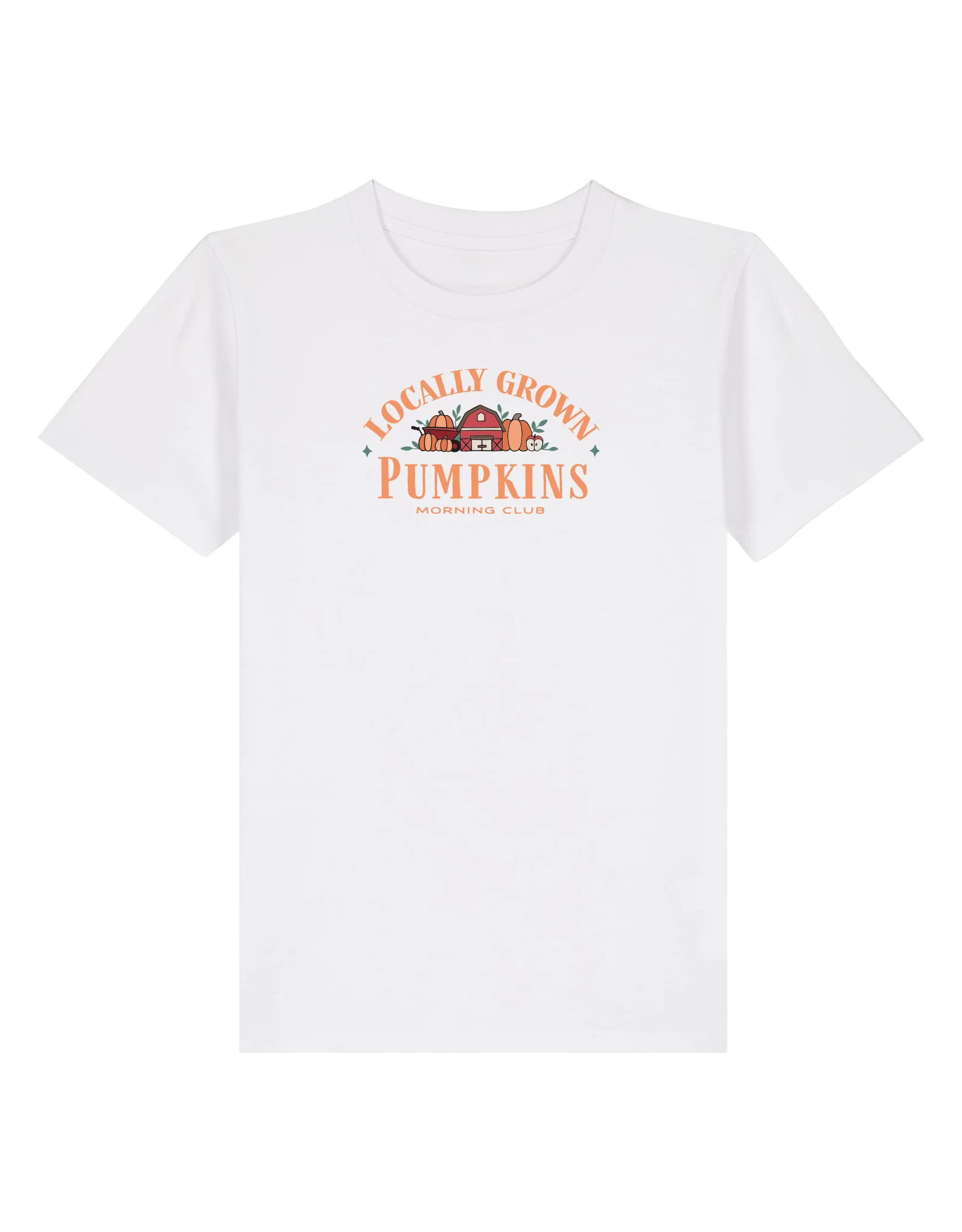 Pumpkins Embroidered Organic Cotton Childrens T-Shirt - Image 12