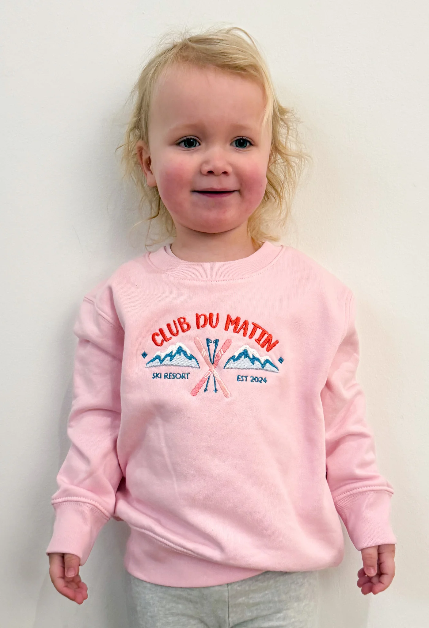 Ski Resort Organic Cotton Childrens Sweatshirt - Image 5