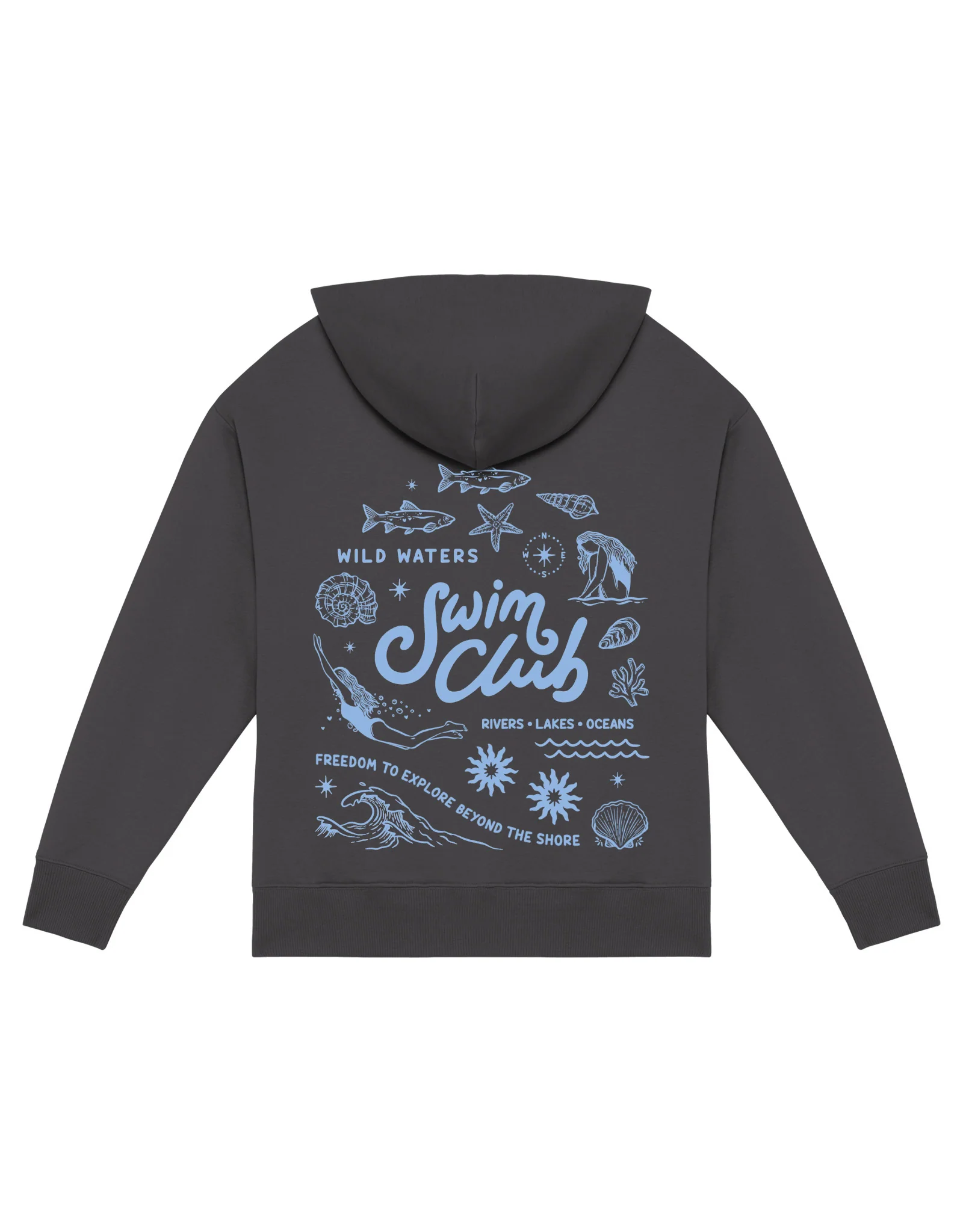 Swim Club Oversized Organic Cotton Hoodie - Image 5