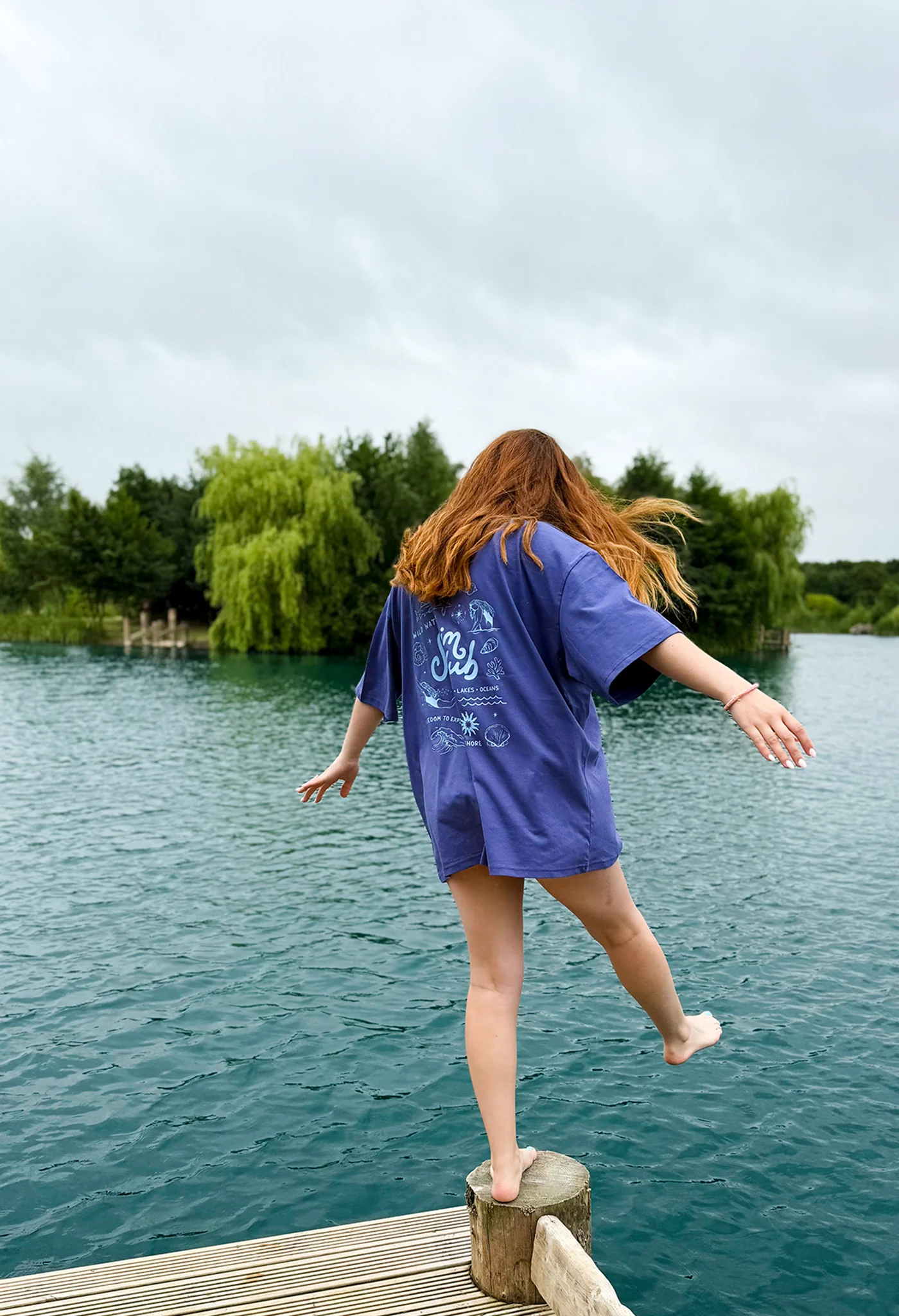 Swim Club Oversized Organic Cotton T-Shirt - Image 10