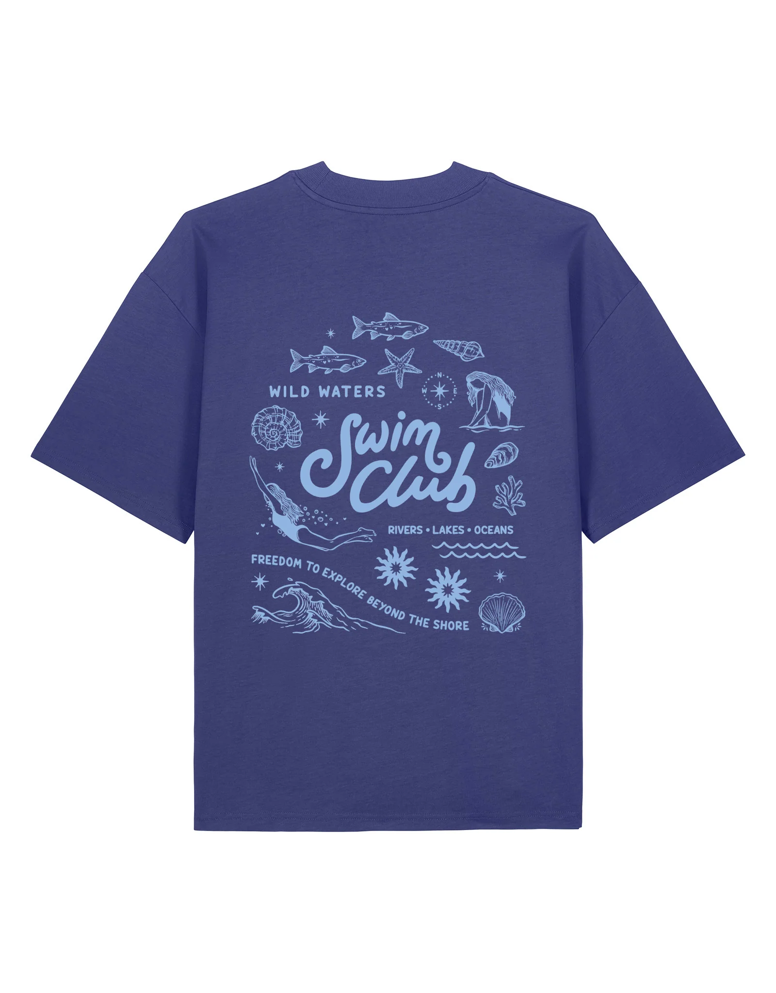 Swim Club Oversized Organic Cotton T-Shirt - Image 15