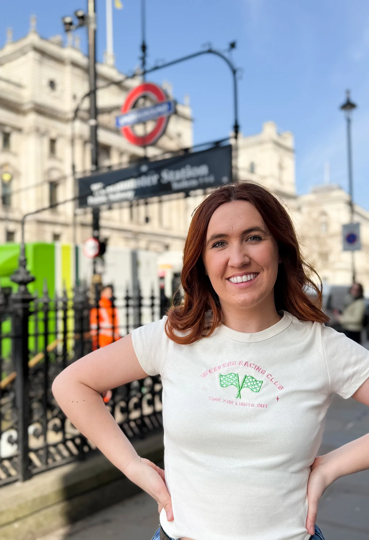 Weekend Racing Club Embroidered Micro Rib Baby Tee - Image 3