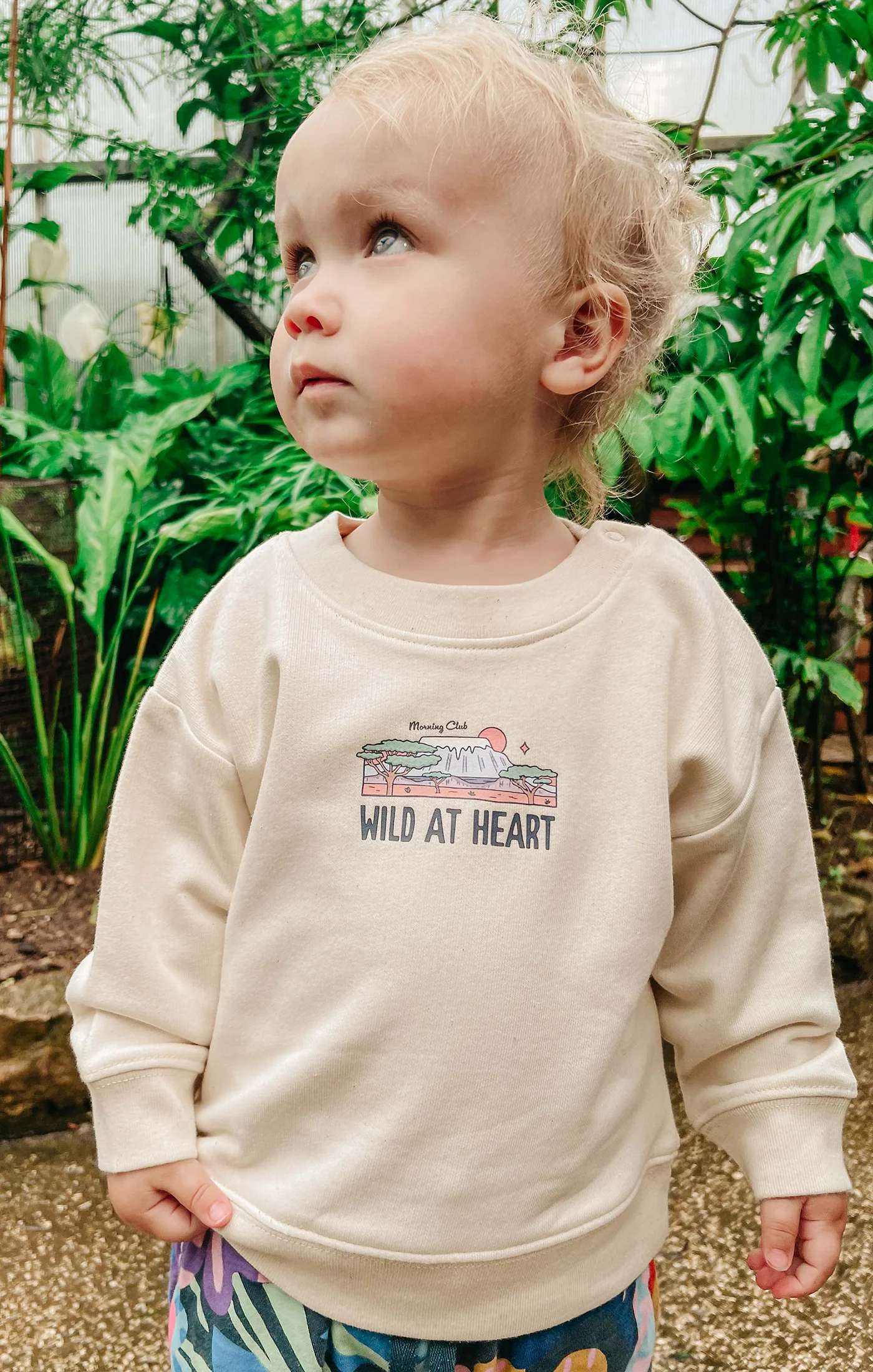Wild At Heart Organic Cotton Childrens Sweatshirt - Image 3
