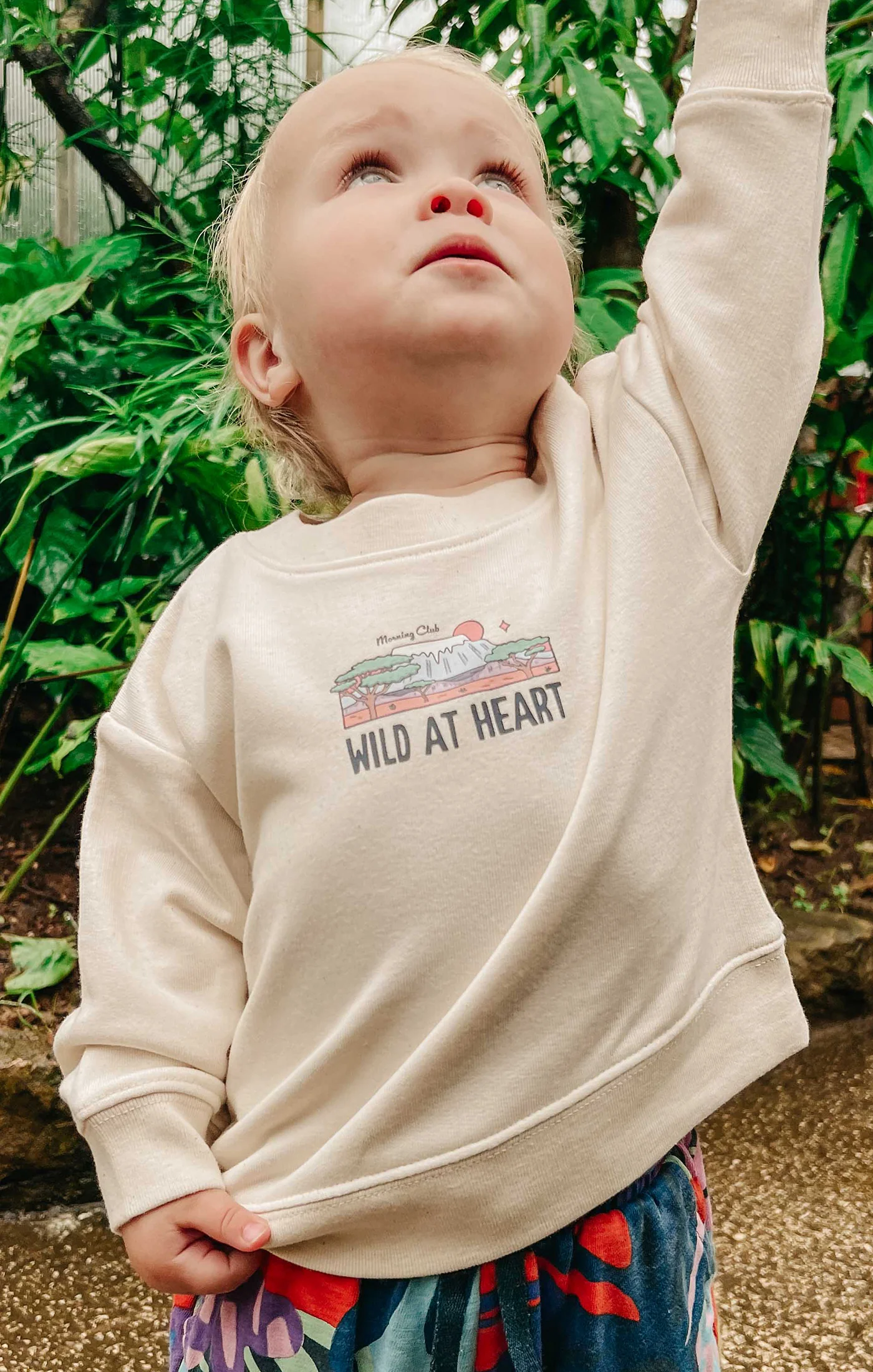 Wild At Heart Organic Cotton Childrens Sweatshirt - Image 4