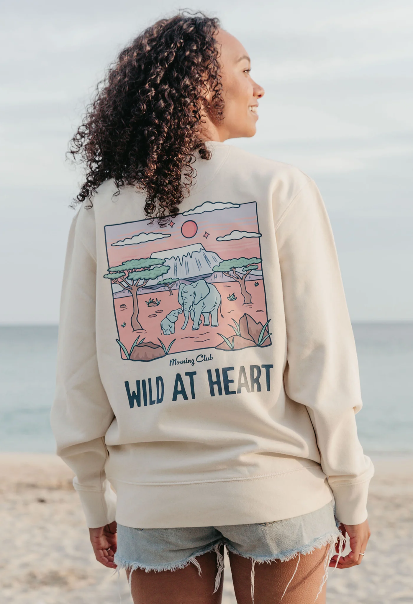 Wild At Heart Organic Cotton Sweatshirt - Image 4