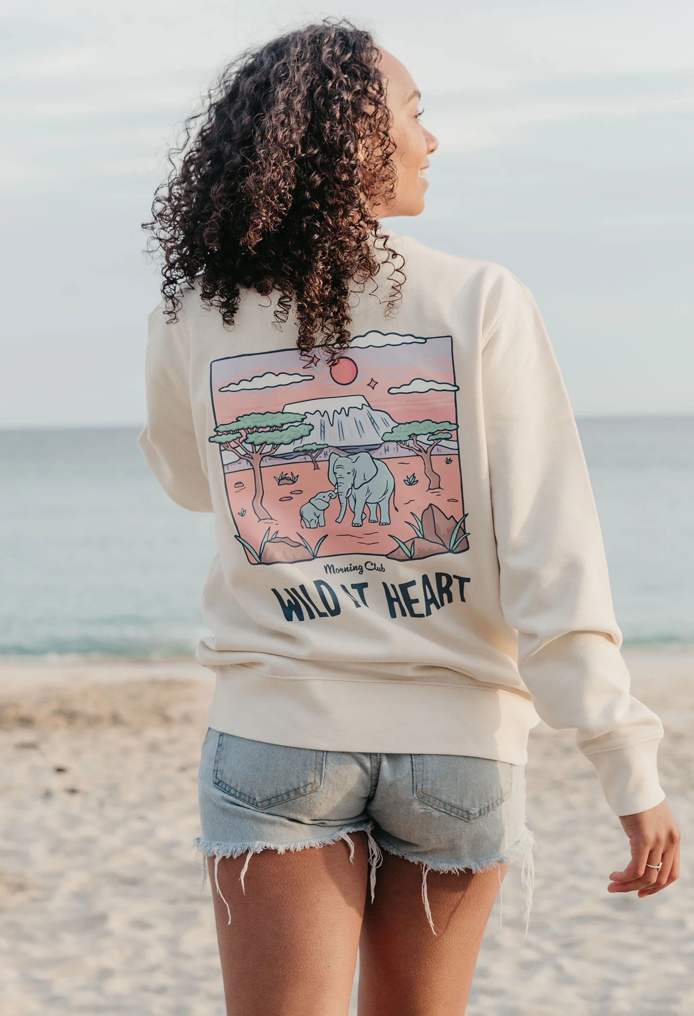 Wild At Heart Organic Cotton Sweatshirt - Image 5