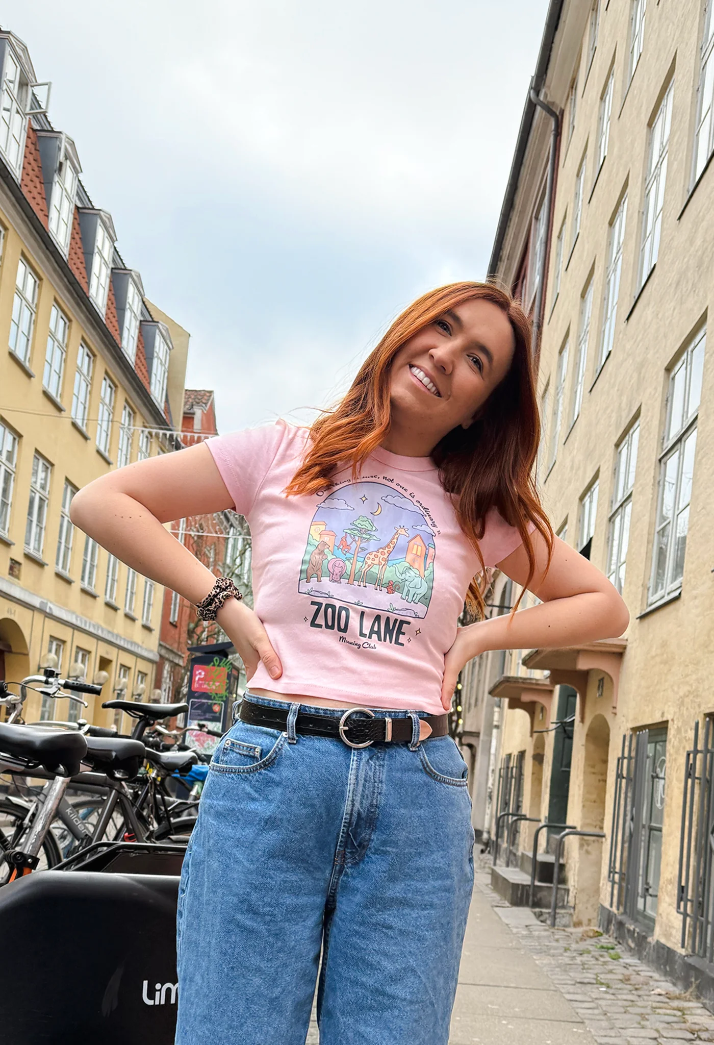 Zoo Lane Printed Micro Rib Baby Tee - Image 4