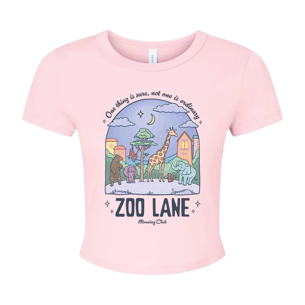 Zoo Lane Printed Micro Rib Baby Tee - Image 5