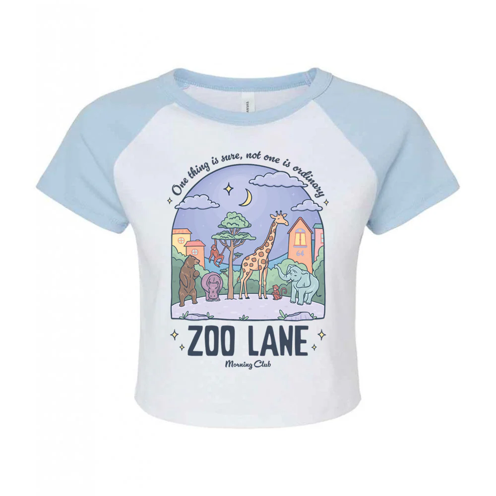 Zoo Lane Printed Micro Rib Baby Tee - Image 6
